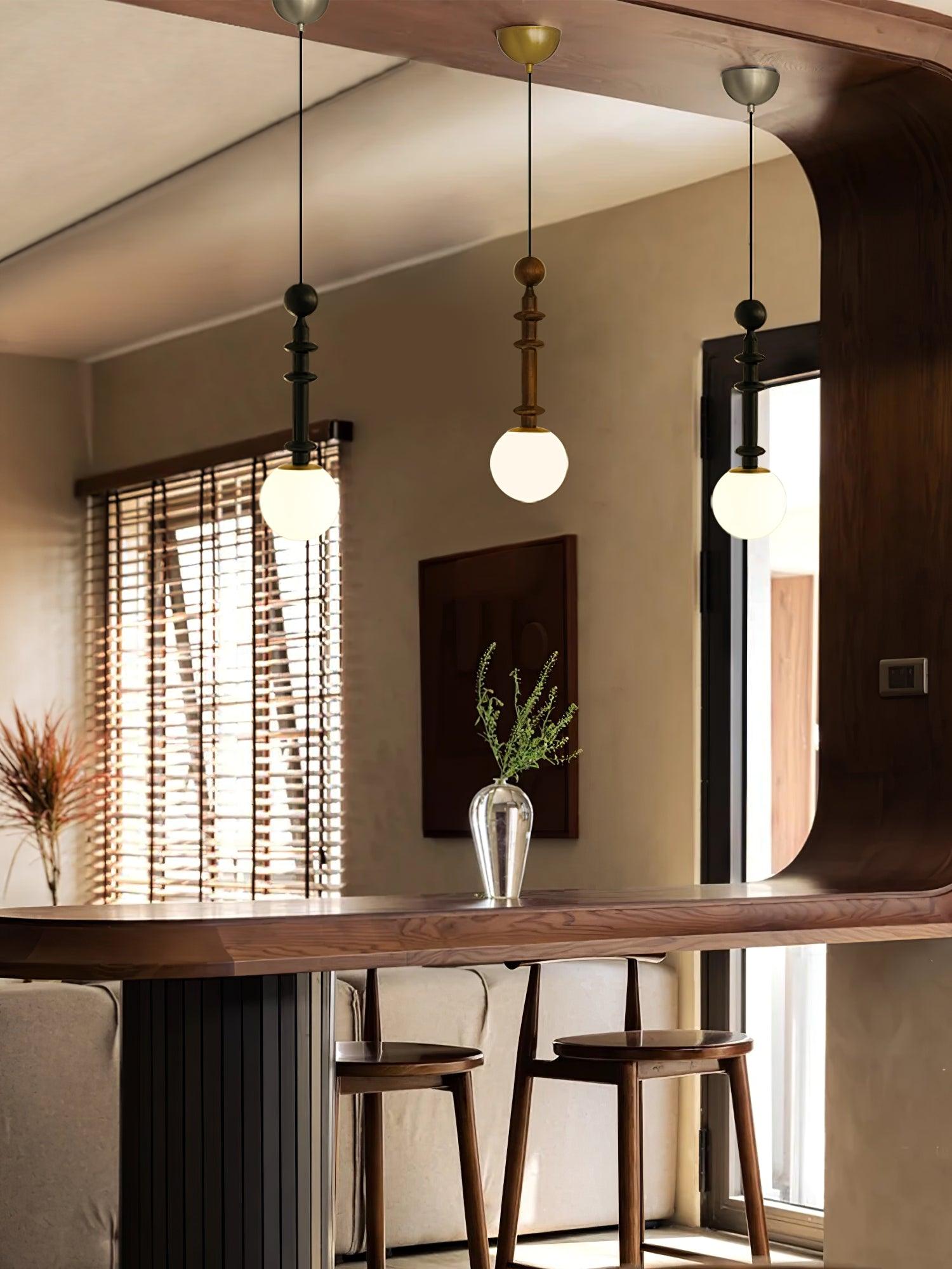 Roman Column Small Pendant Light - Blowlighting