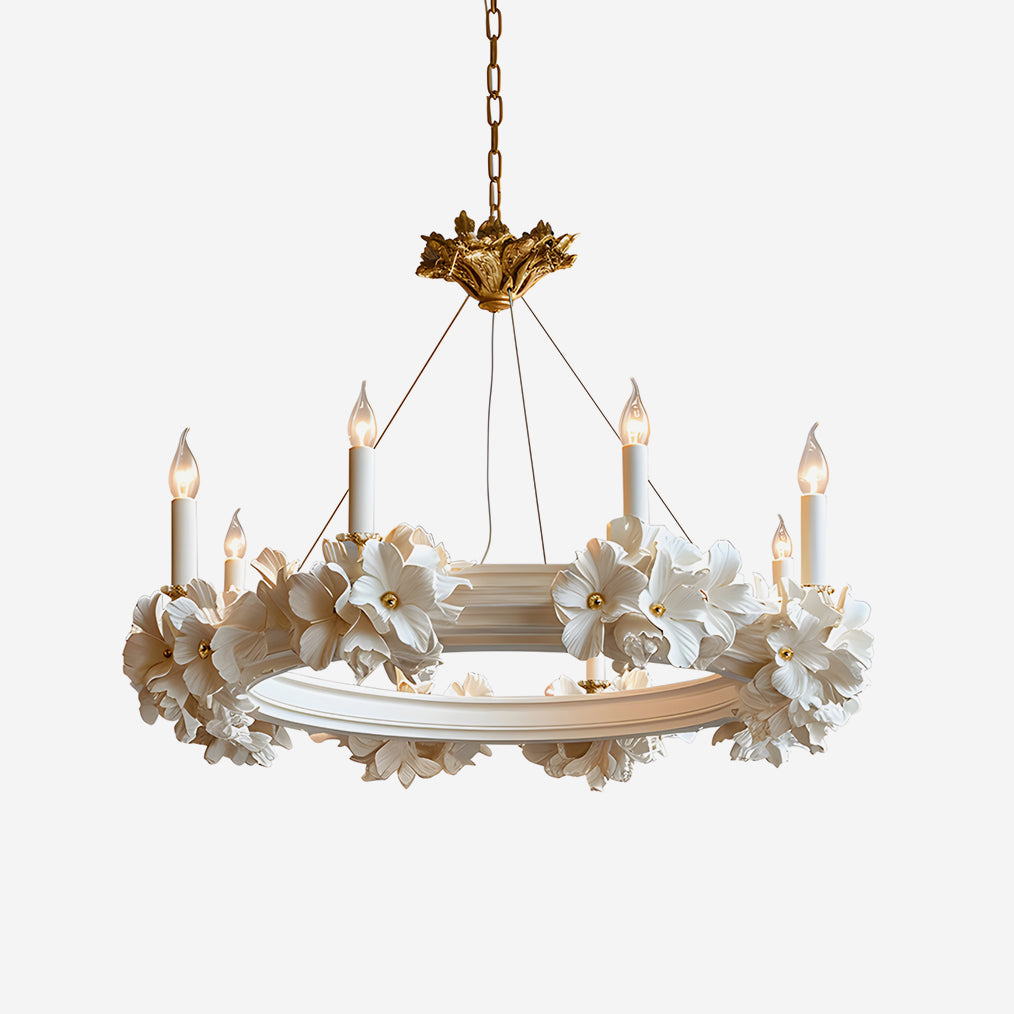 Rosalia Luxury Plaster Crest Chandelier