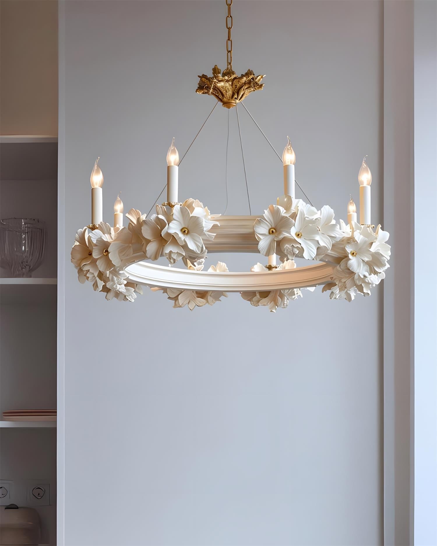 Rosalia Luxury Plaster Crest Chandelier