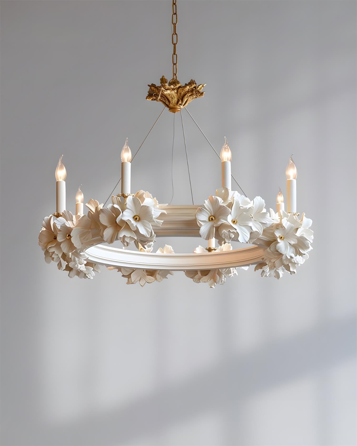 Rosalia Luxury Plaster Crest Chandelier