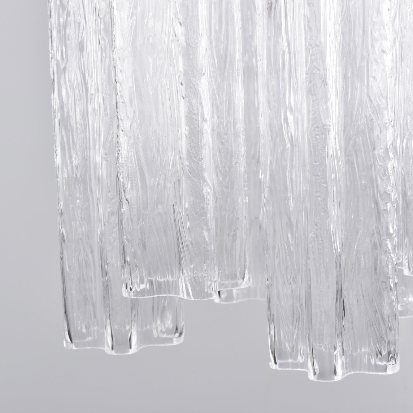 Aurora Chandelier Pink Gradient Murano Glass - Blowlighting