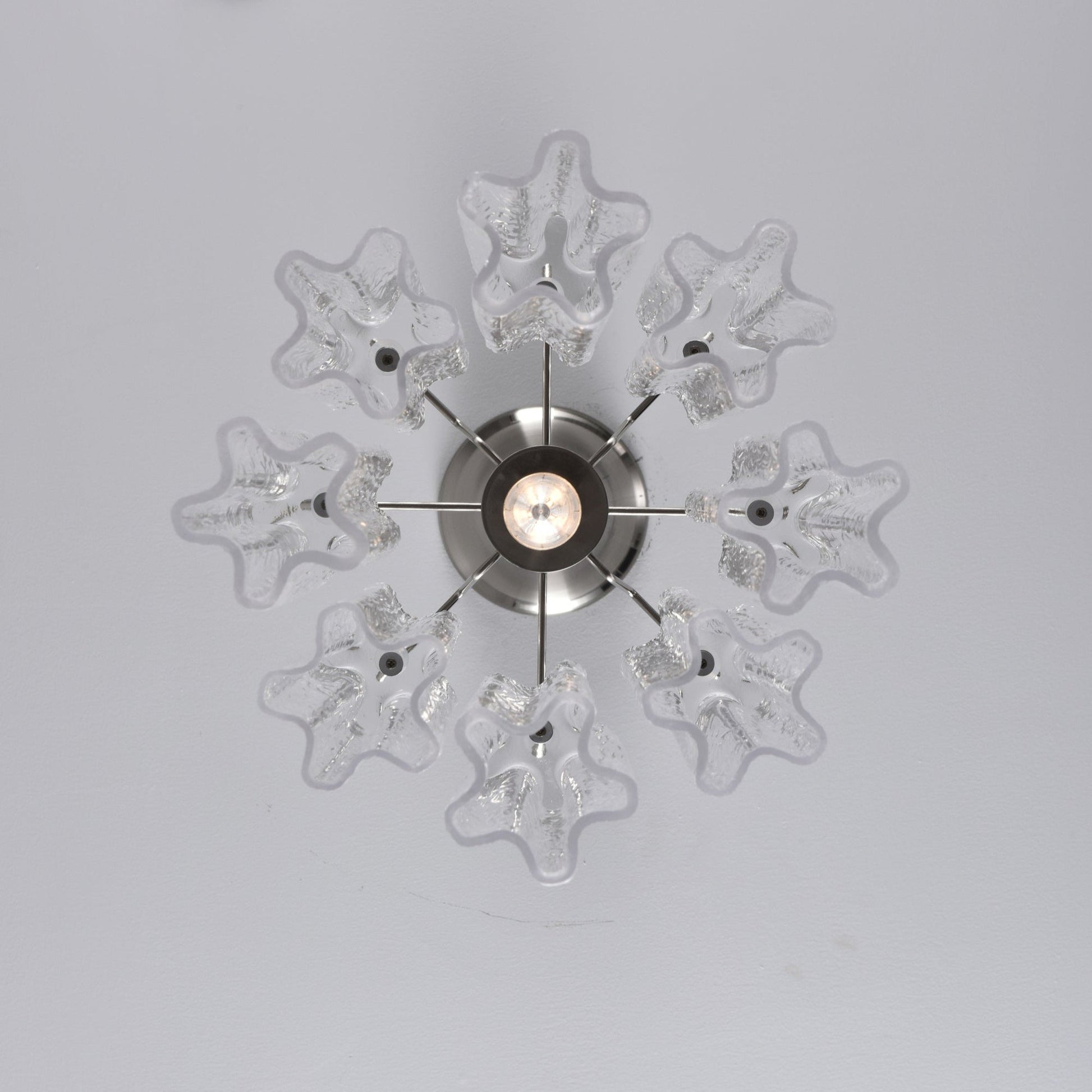 Aurora Chandelier Pink Gradient Murano Glass - Blowlighting