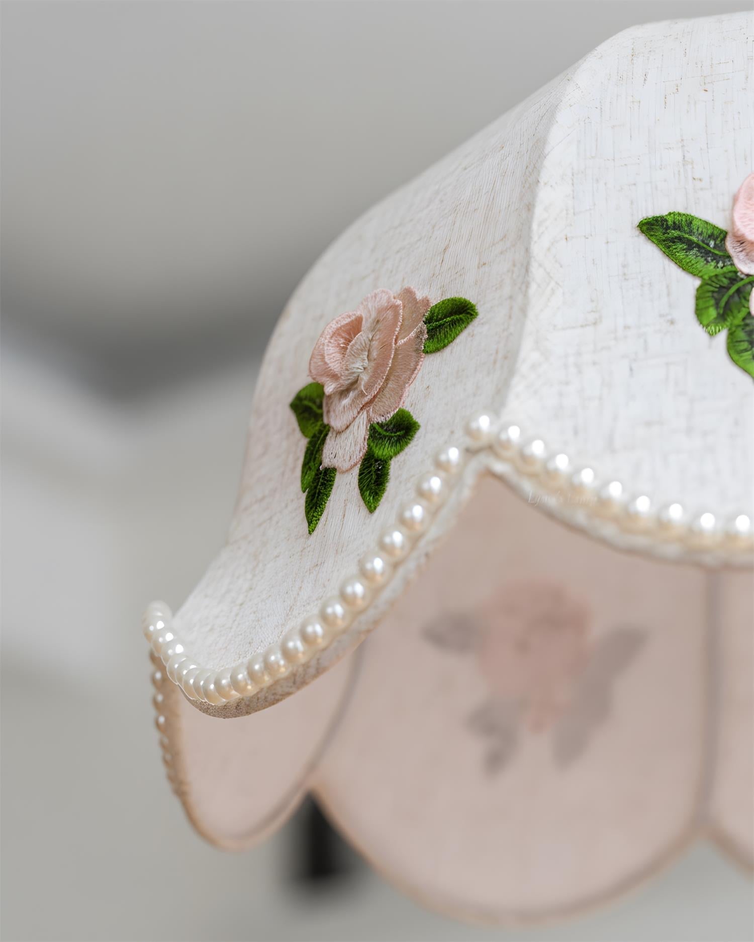 Roselace Vintage Fabric Pendant Light