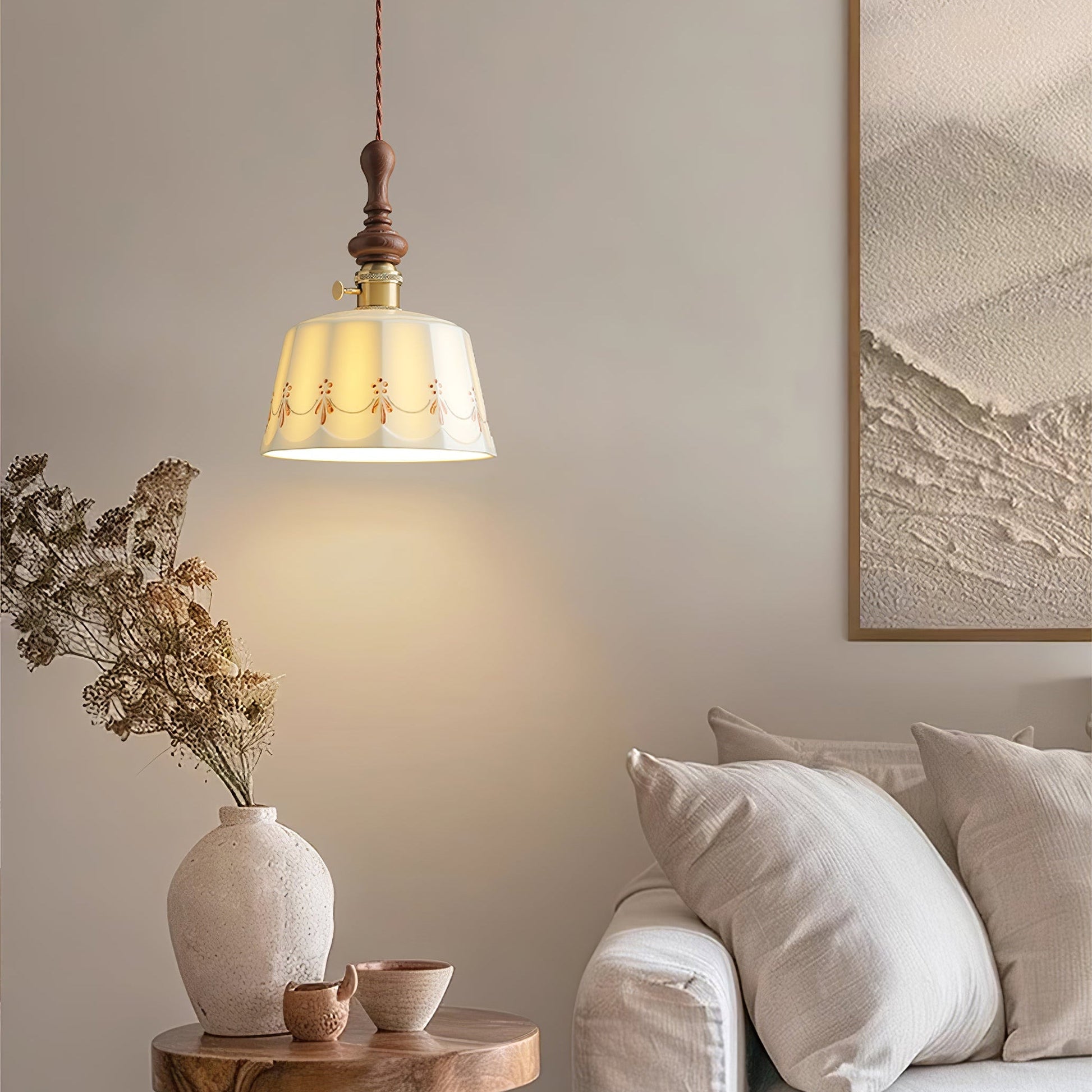Roselind Ceramic Pendant Light - Blowlighting