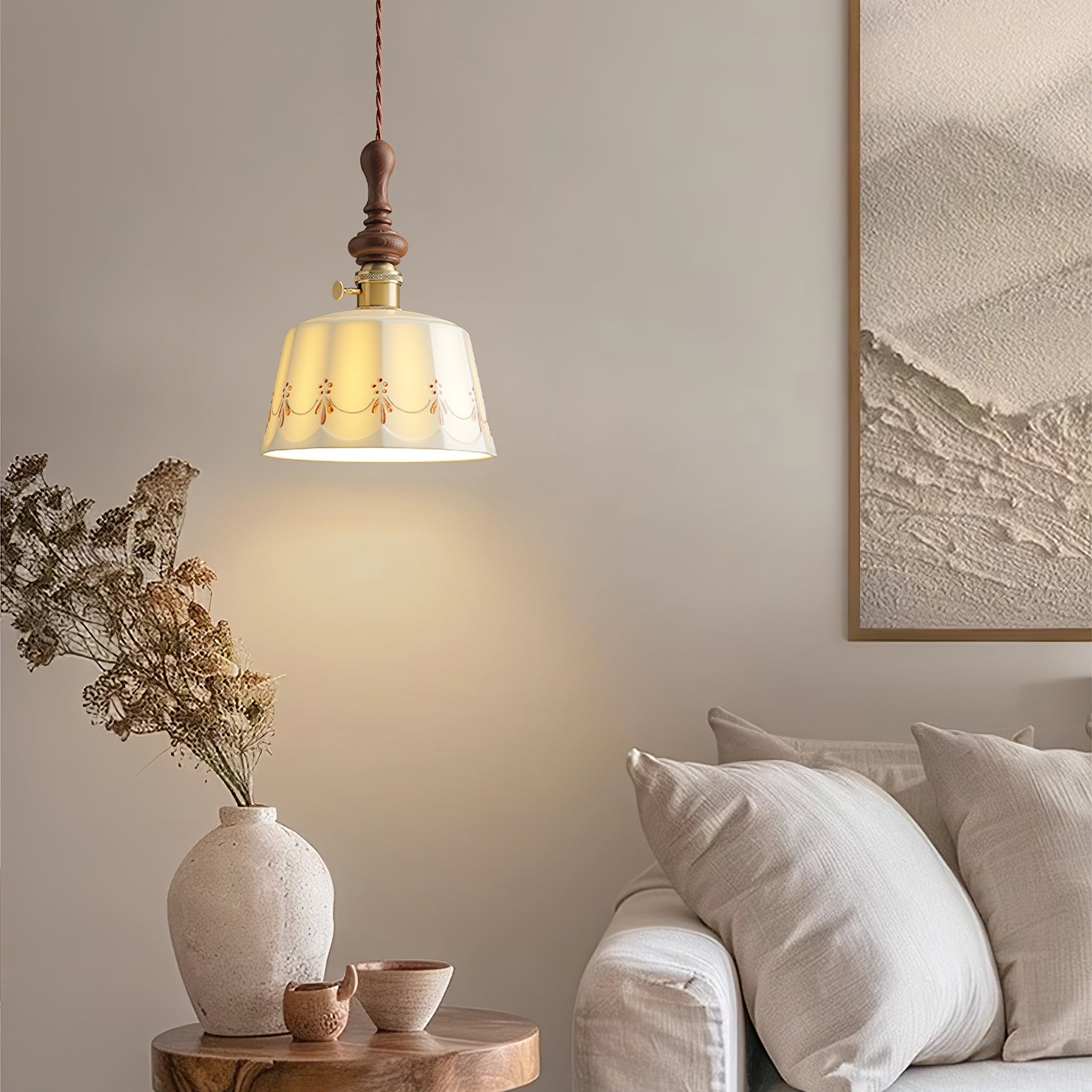 Roselind Ceramic Pendant Light - Blowlighting