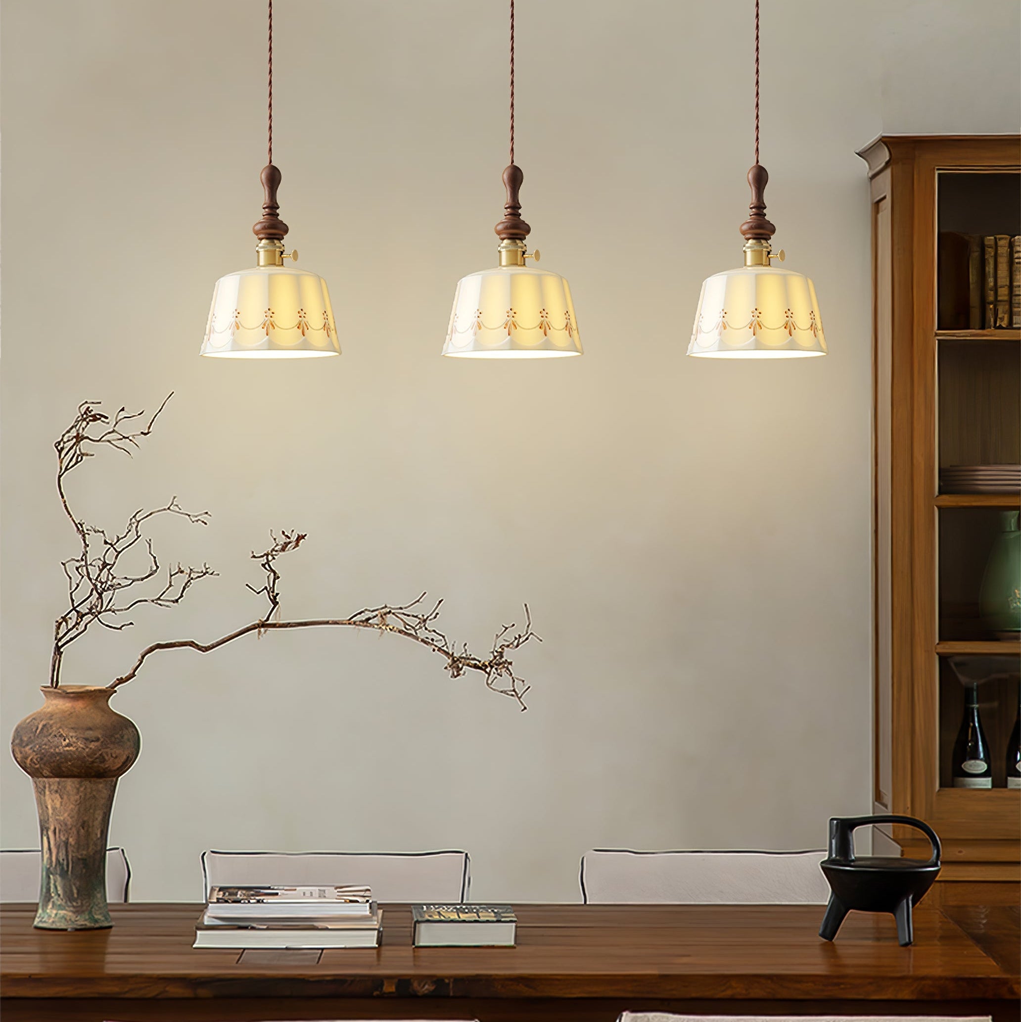 Roselind Ceramic Pendant Light - Blowlighting