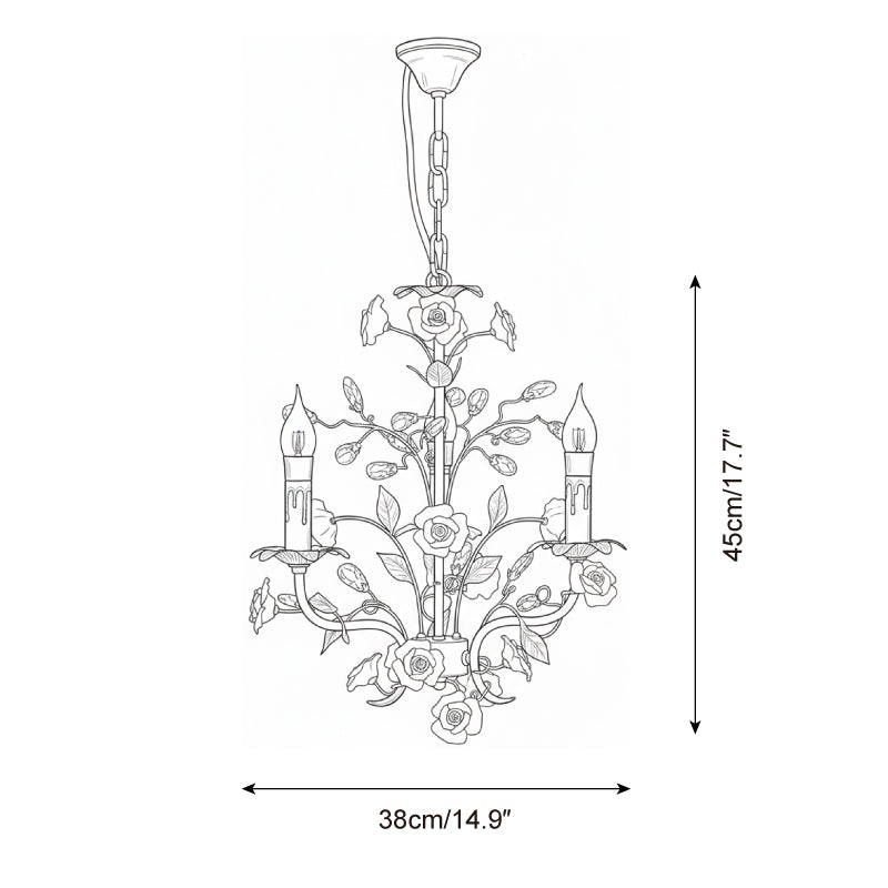 Roselune Luxury Brass Pendant Light