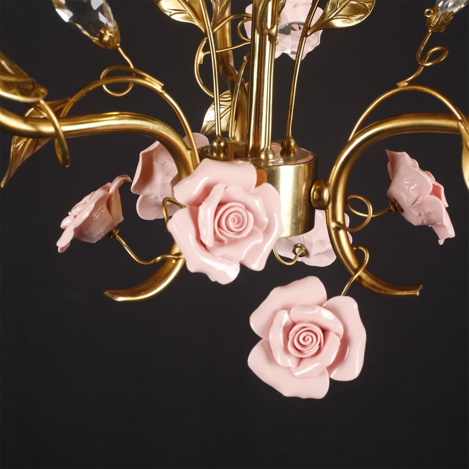Roselune Luxury Brass Pendant Light