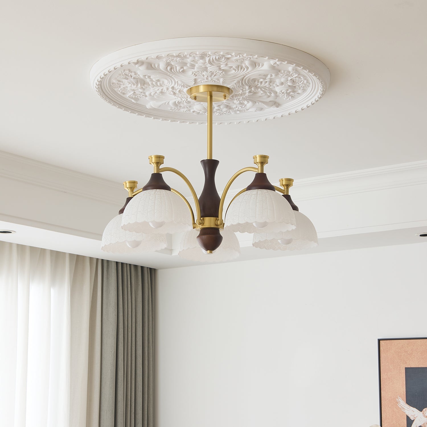 Rosetta Chandelier - Blowlighting
