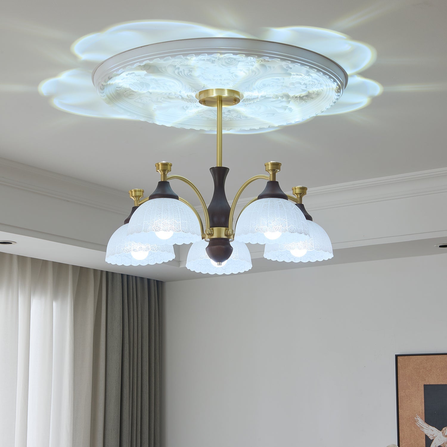 Rosetta Chandelier - Blowlighting