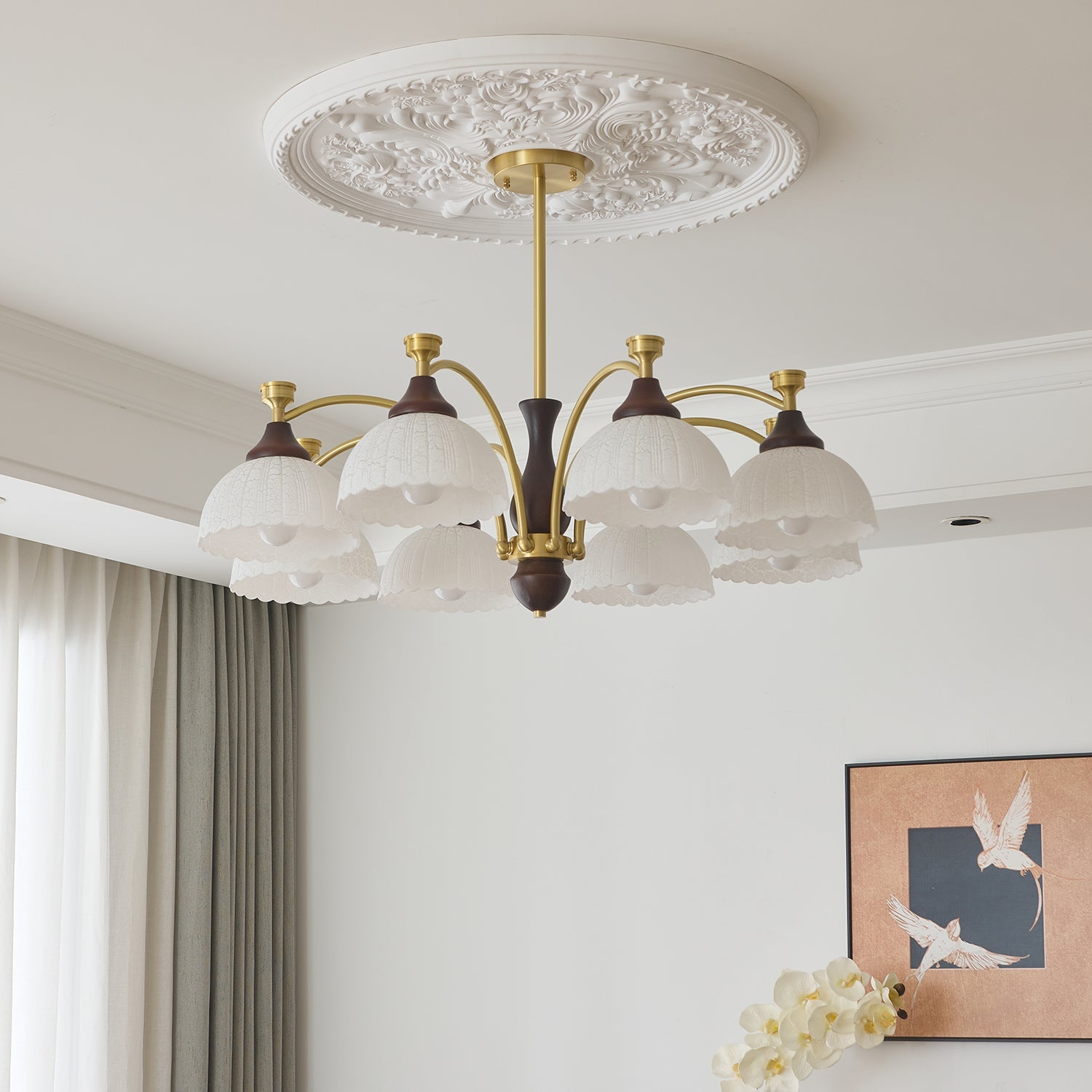 Rosetta Chandelier - Blowlighting