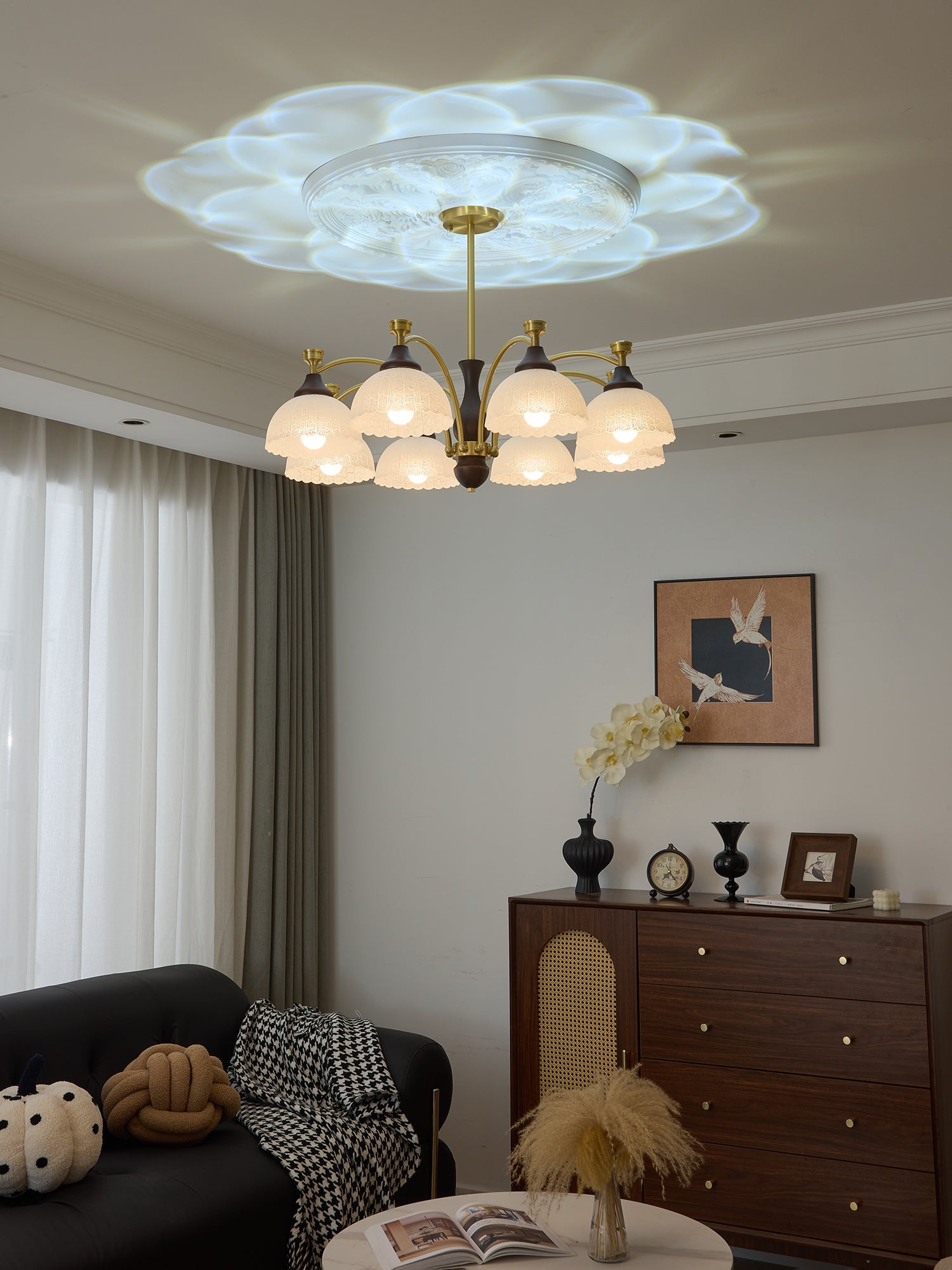 Rosetta Chandelier - Blowlighting
