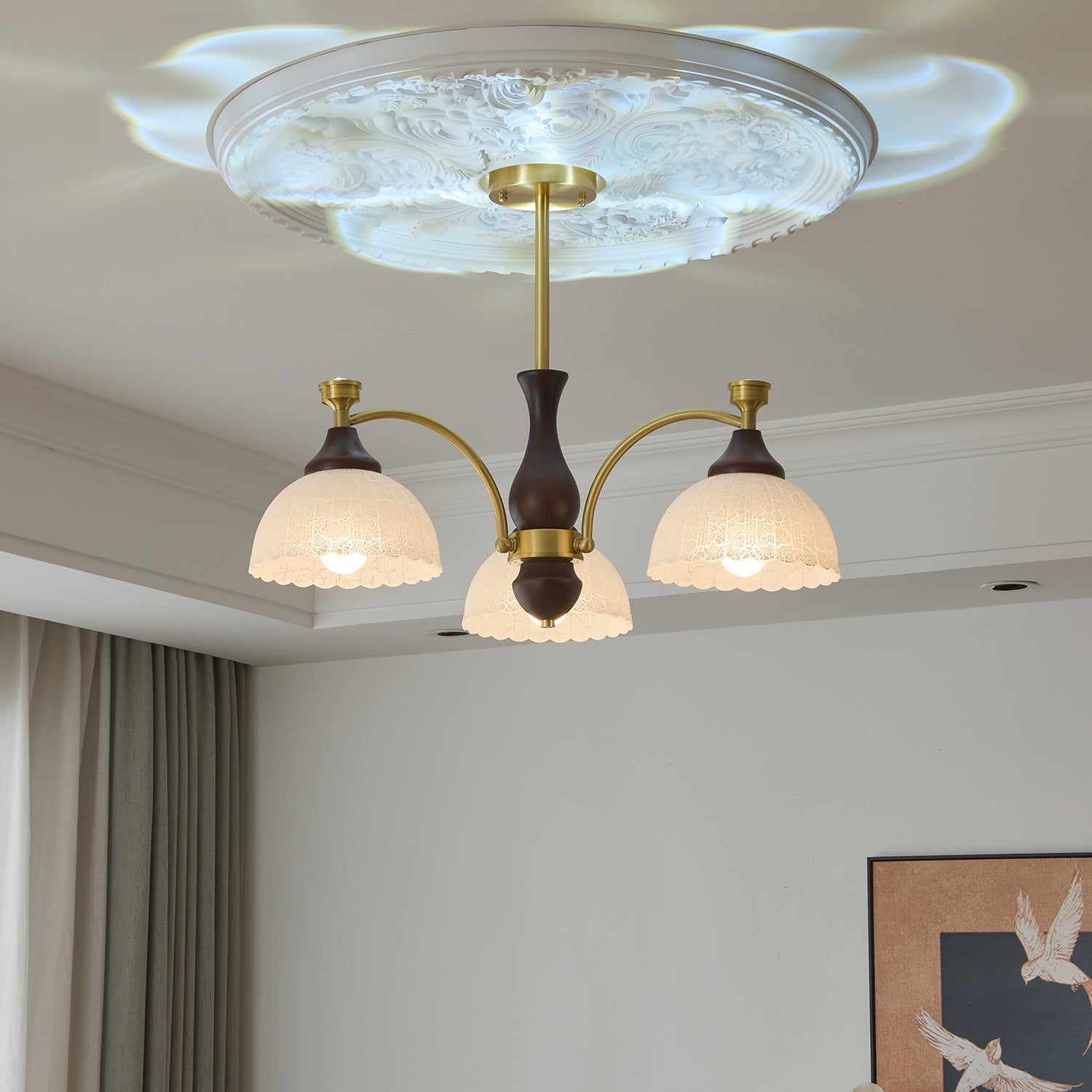 Rosetta Chandelier - Blowlighting