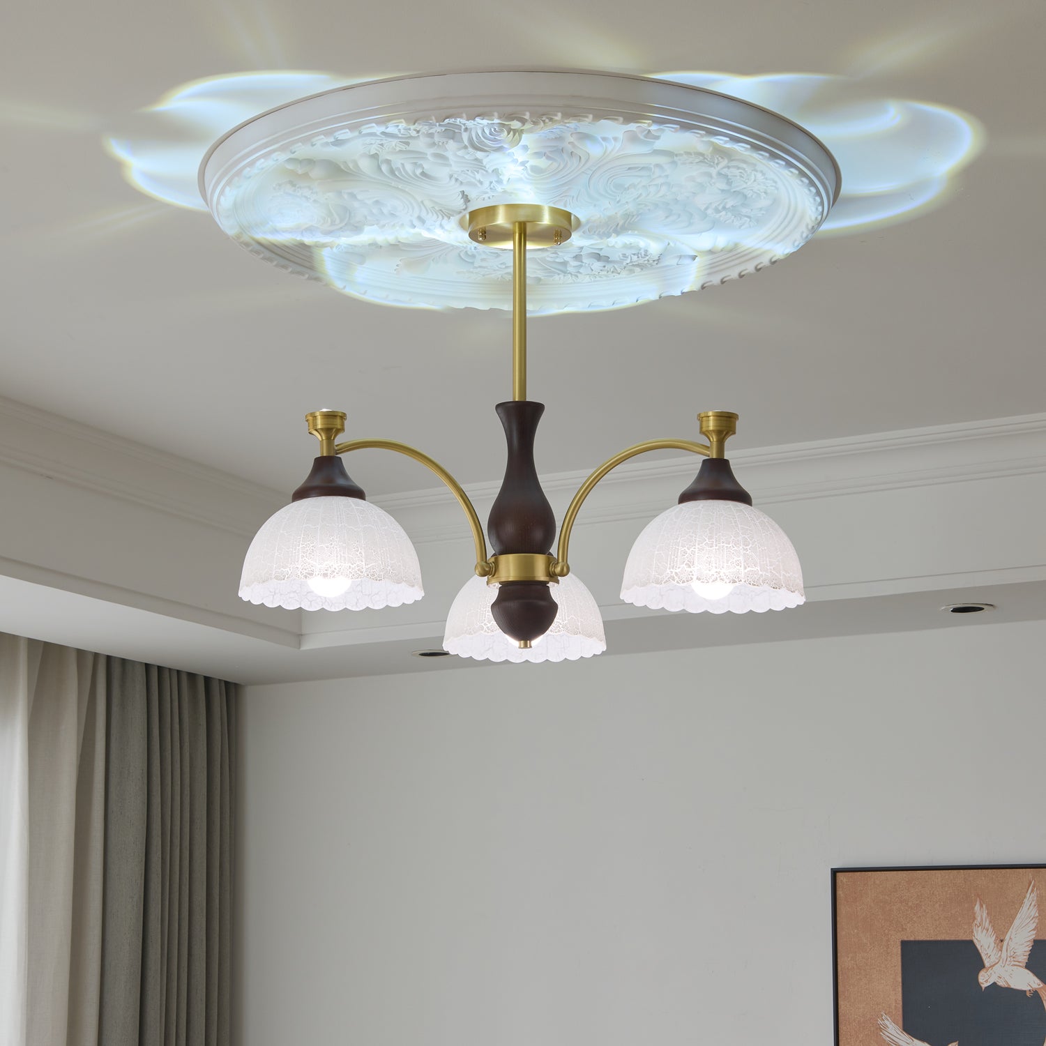 Rosetta Chandelier - Blowlighting