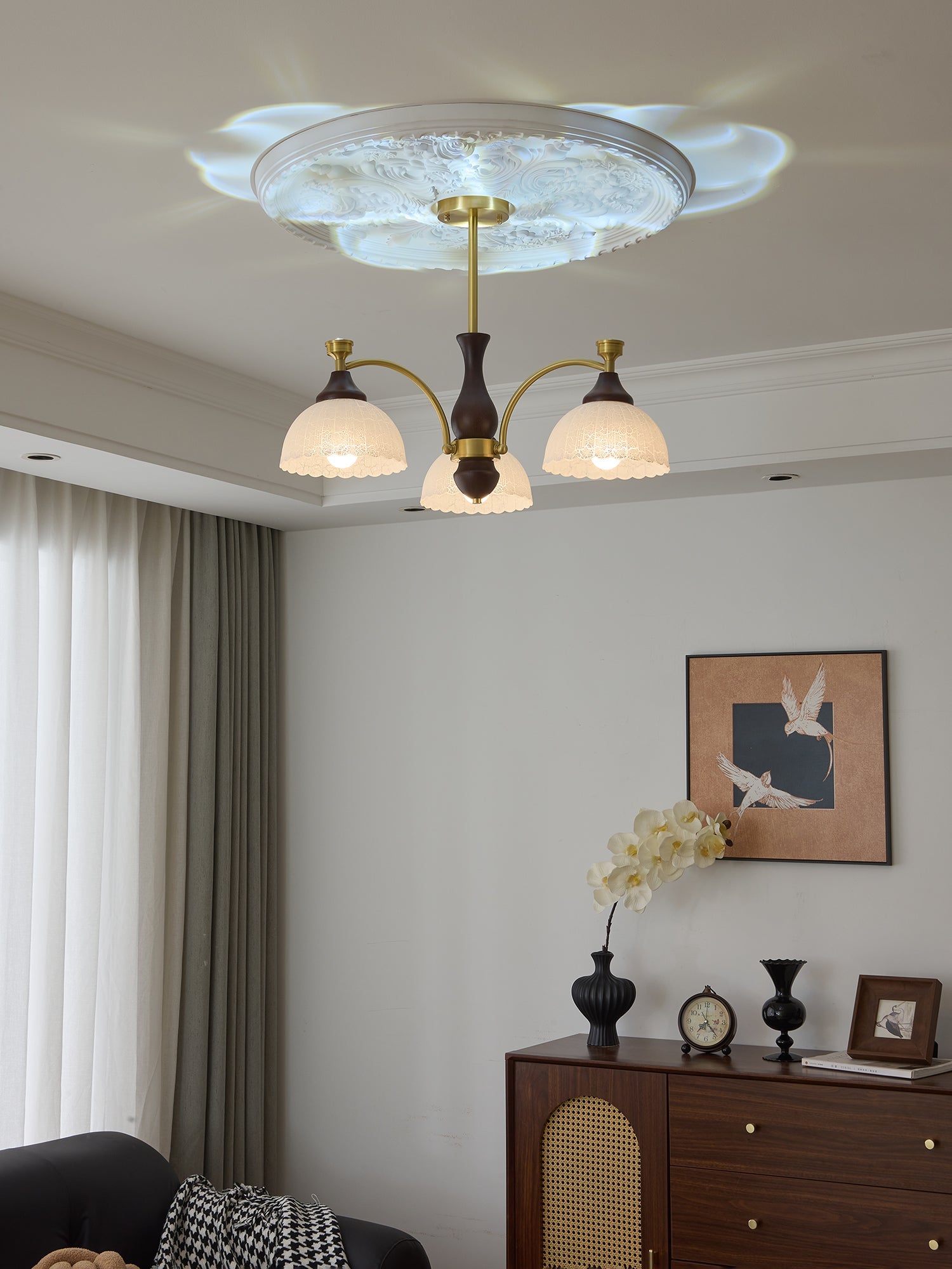Rosetta Chandelier - Blowlighting