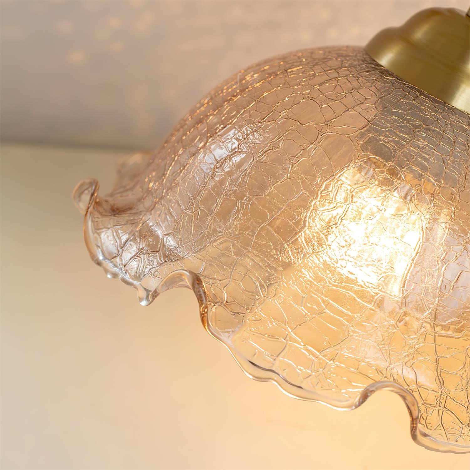 Rosy Glass Vintage Reverie Pendant Light