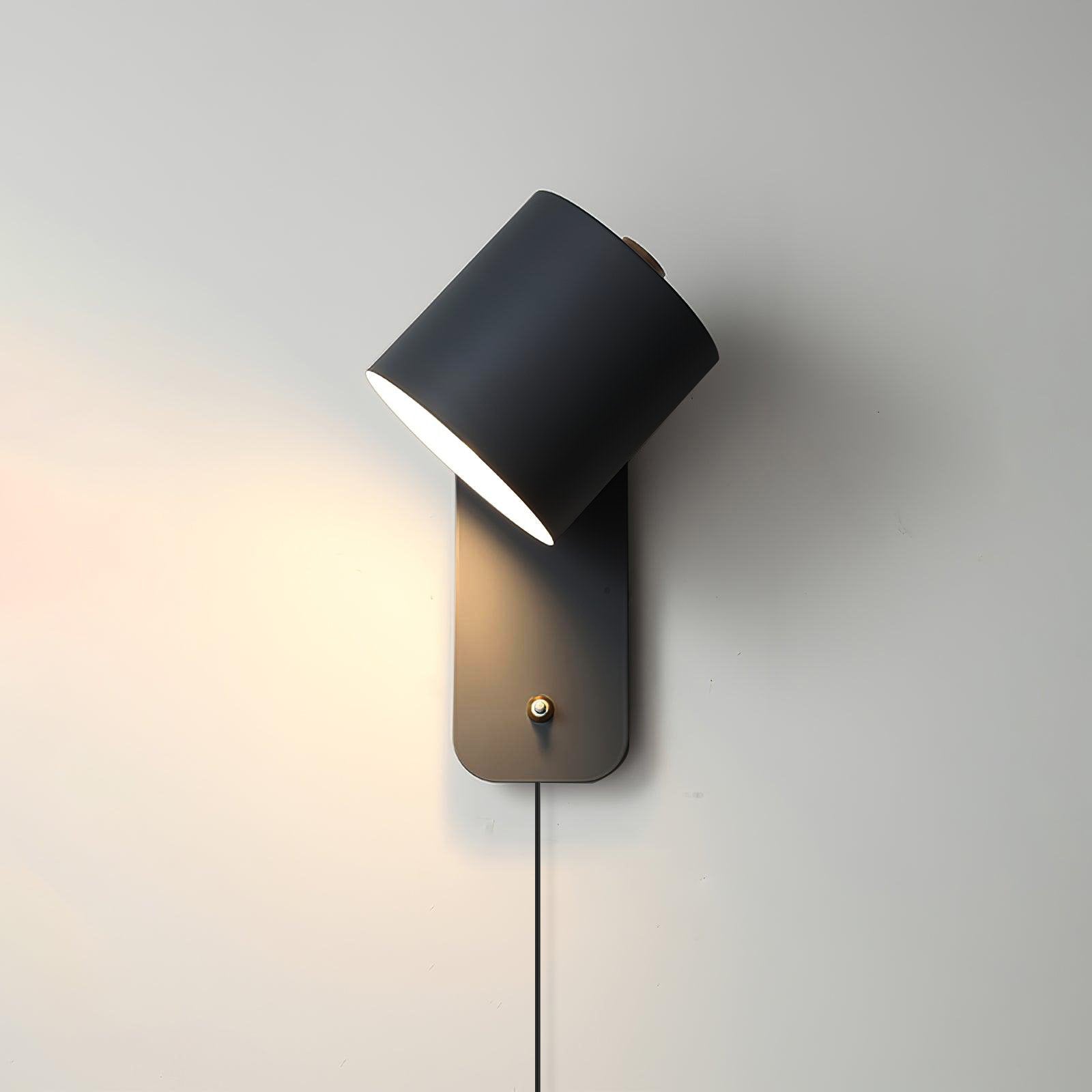 Rotatable Cylinder Plug-in Wall Lamp - Blowlighting