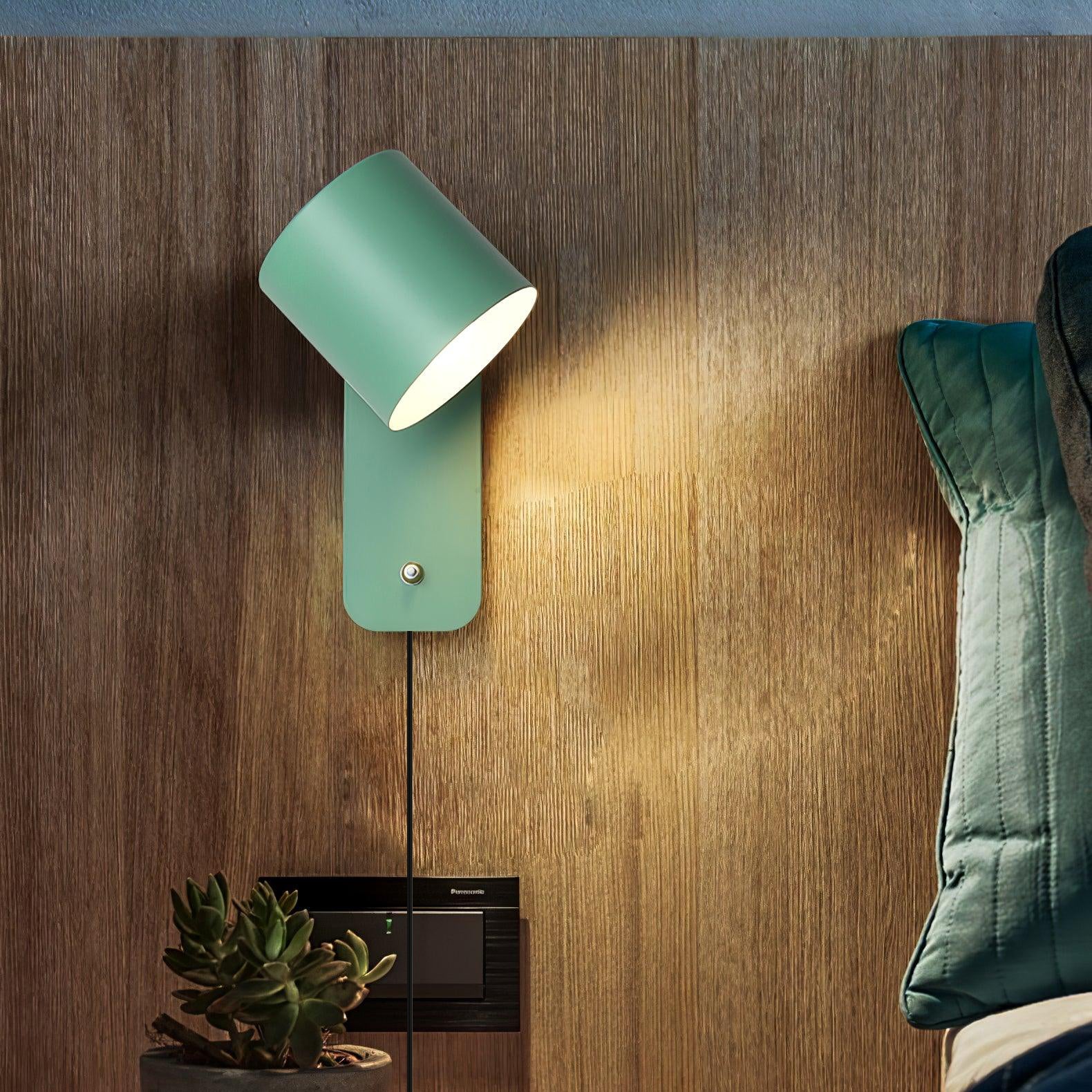 Rotatable Cylinder Plug-in Wall Lamp - Blowlighting