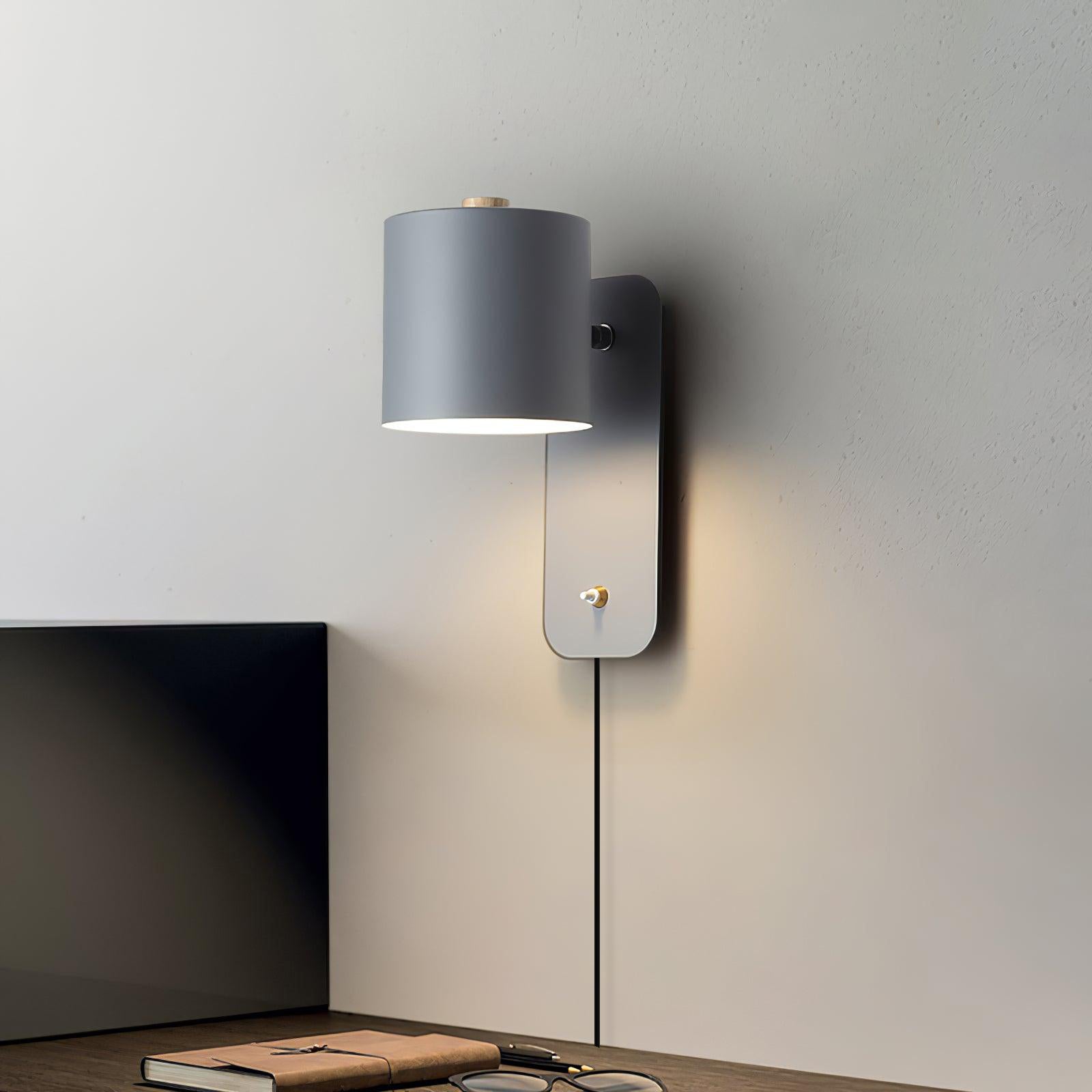 Rotatable Cylinder Plug-in Wall Lamp - Blowlighting