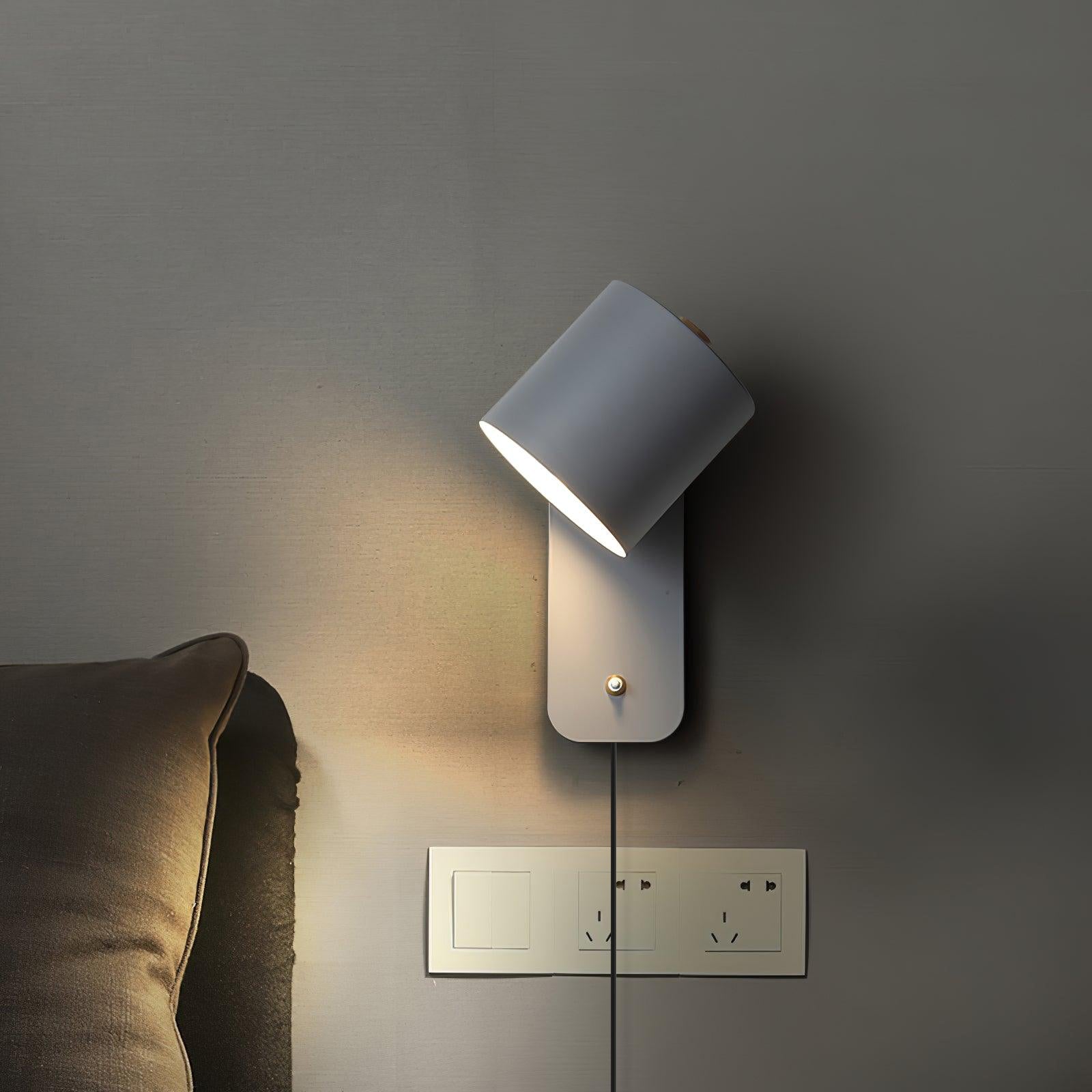 Rotatable Cylinder Plug-in Wall Lamp - Blowlighting