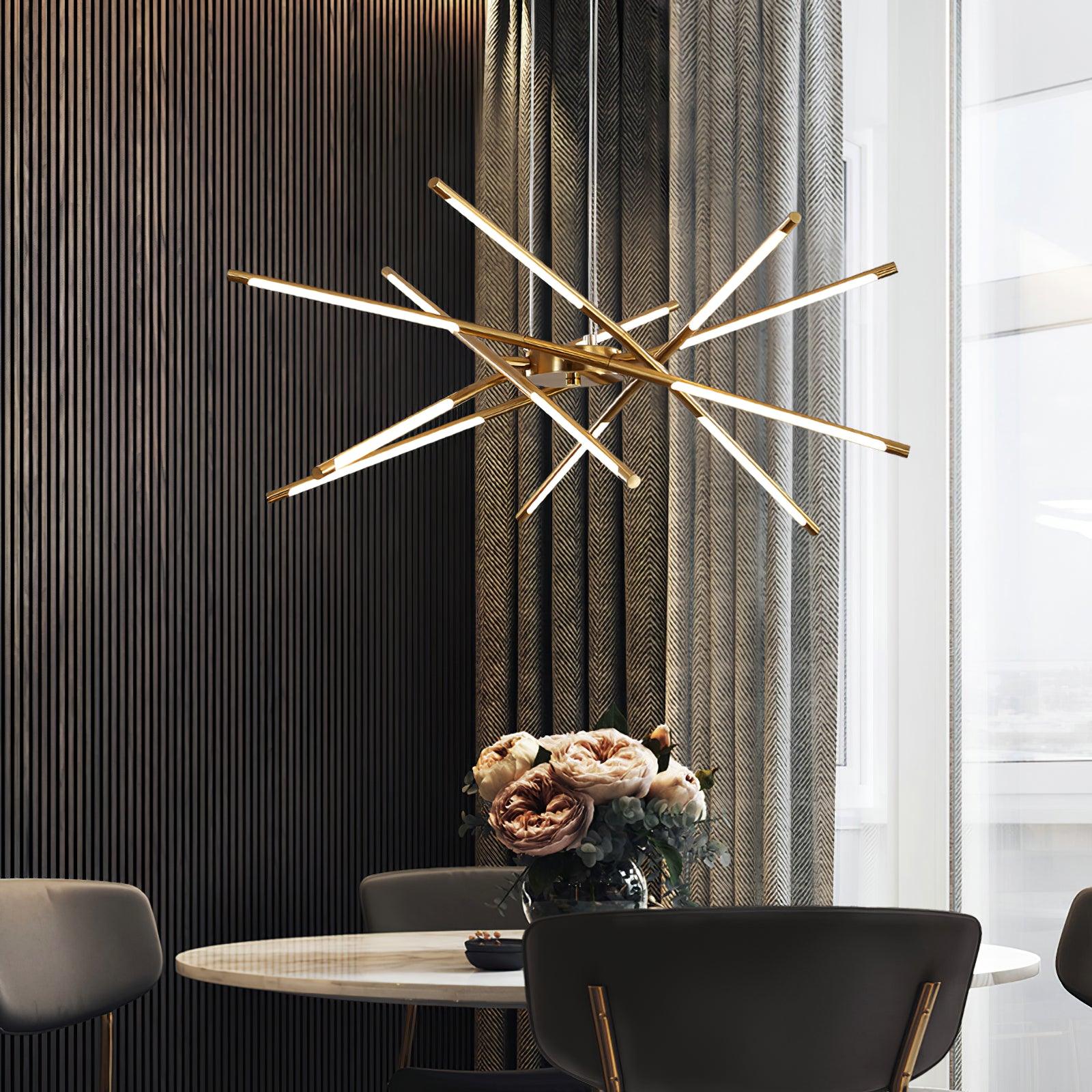 Rotatable LED Chandelier - Blowlighting