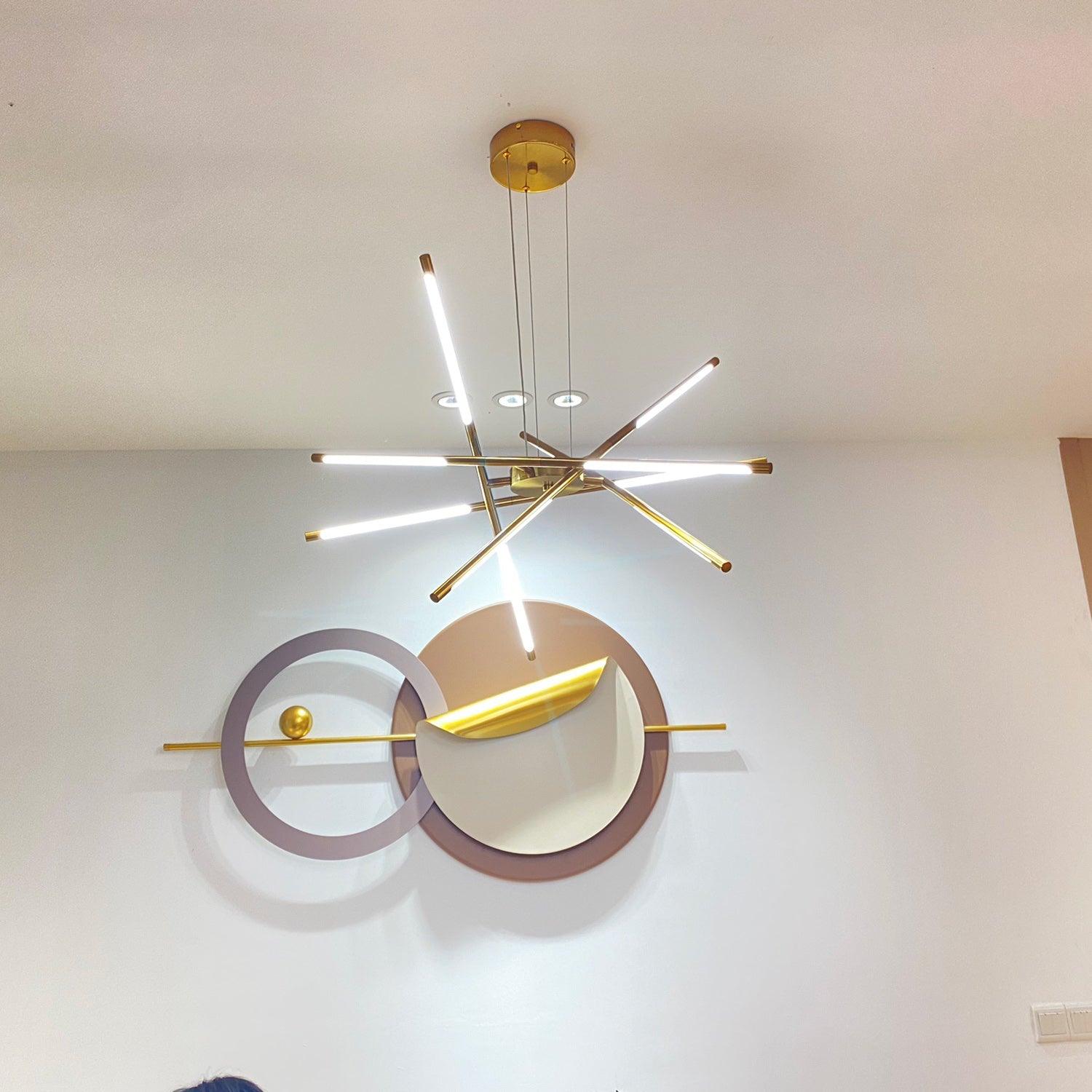 Rotatable LED Chandelier - Blowlighting