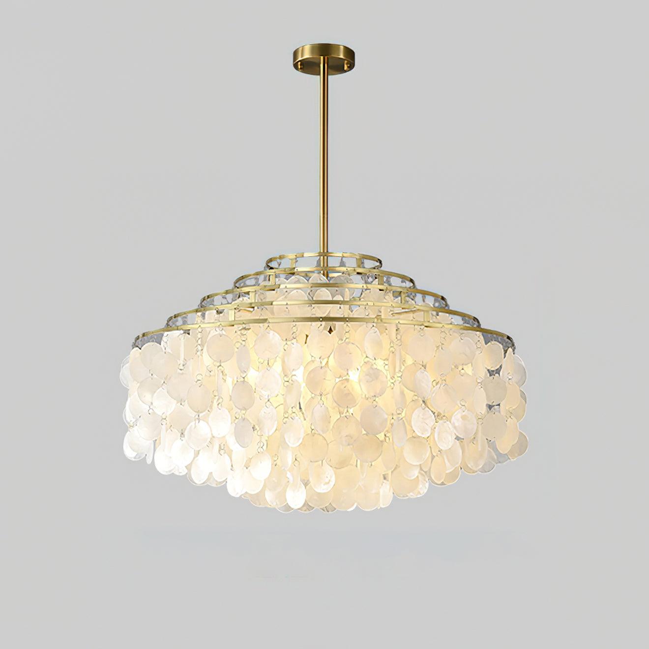 Round Shell Chandelier B - Blowlighting