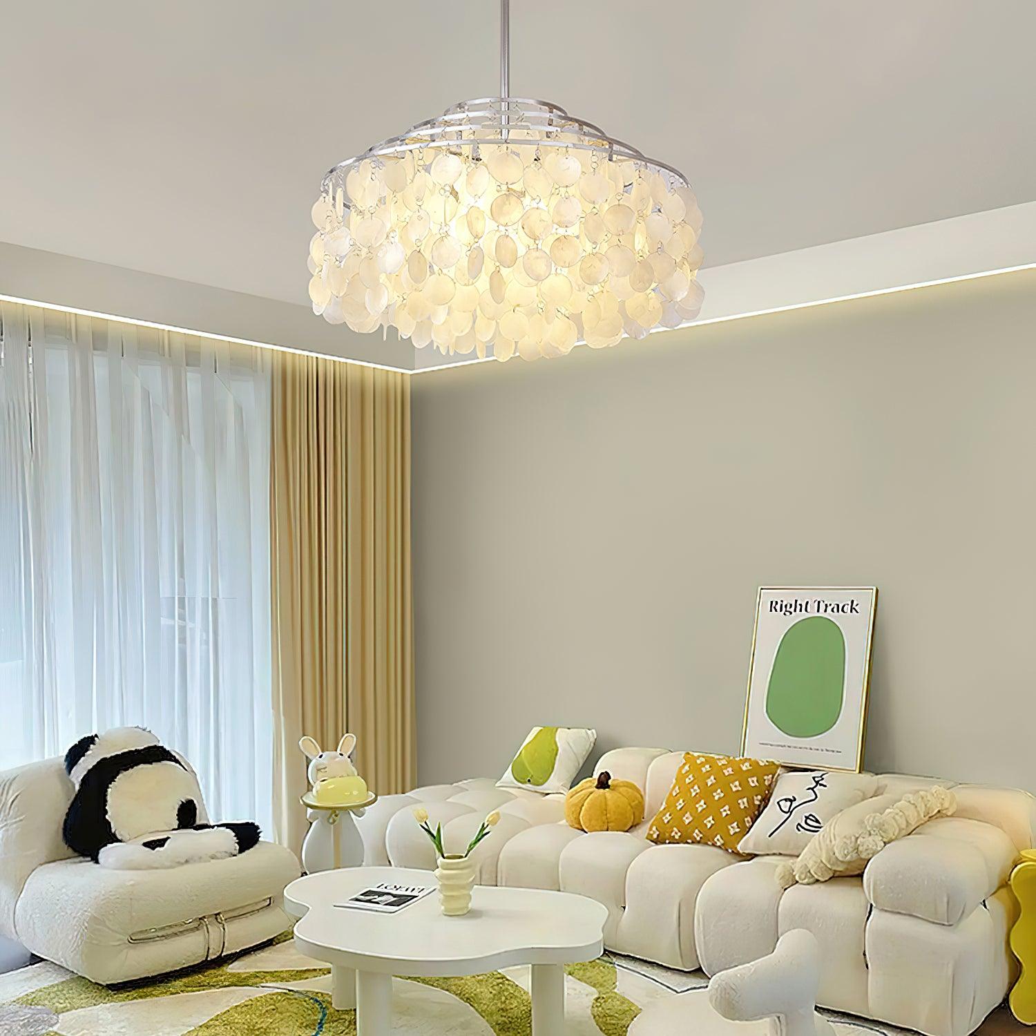 Round Shell Chandelier B - Blowlighting