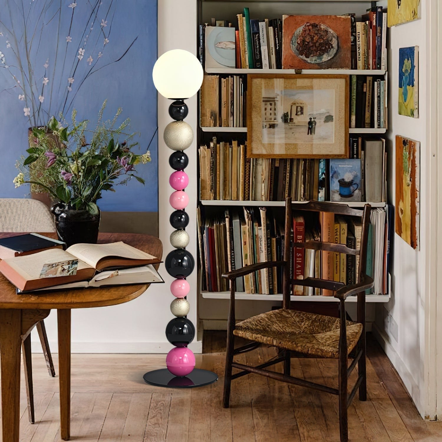 Round Balls Stacking Floor Lamp - Blowlighting