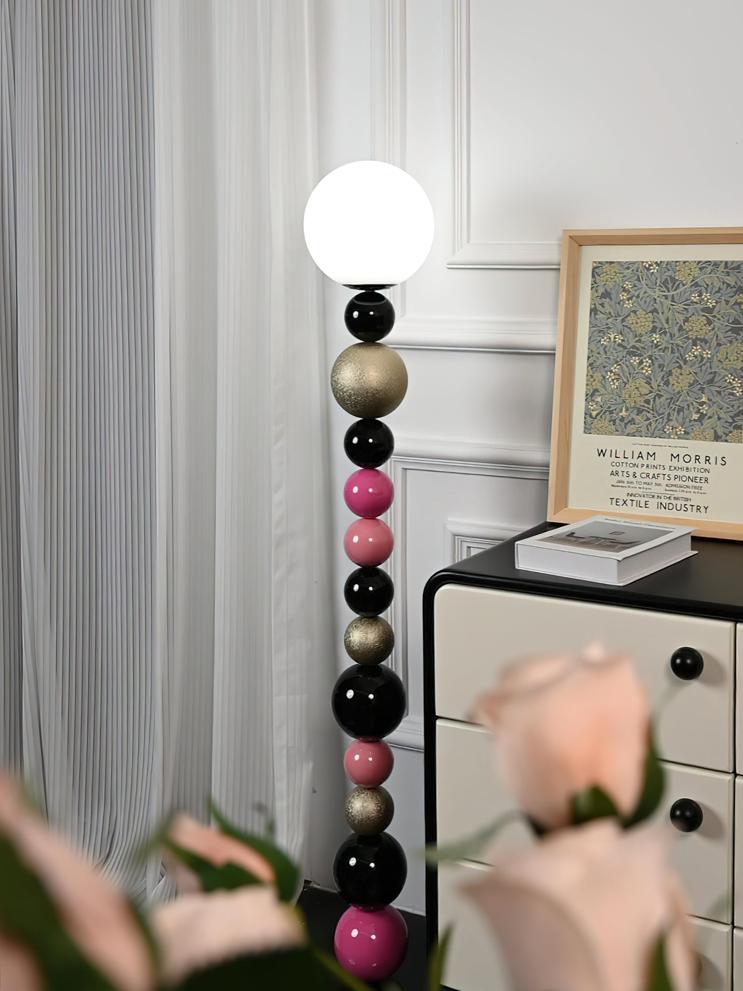 Round Balls Stacking Floor Lamp - Blowlighting