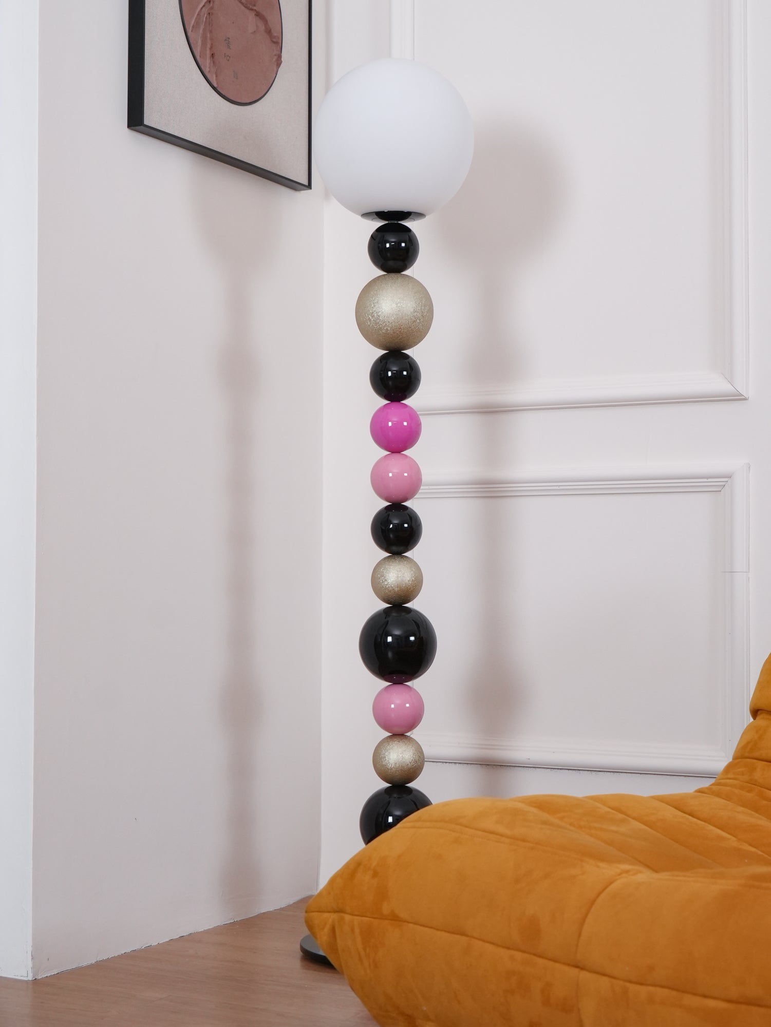 Round Balls Stacking Floor Lamp - Blowlighting