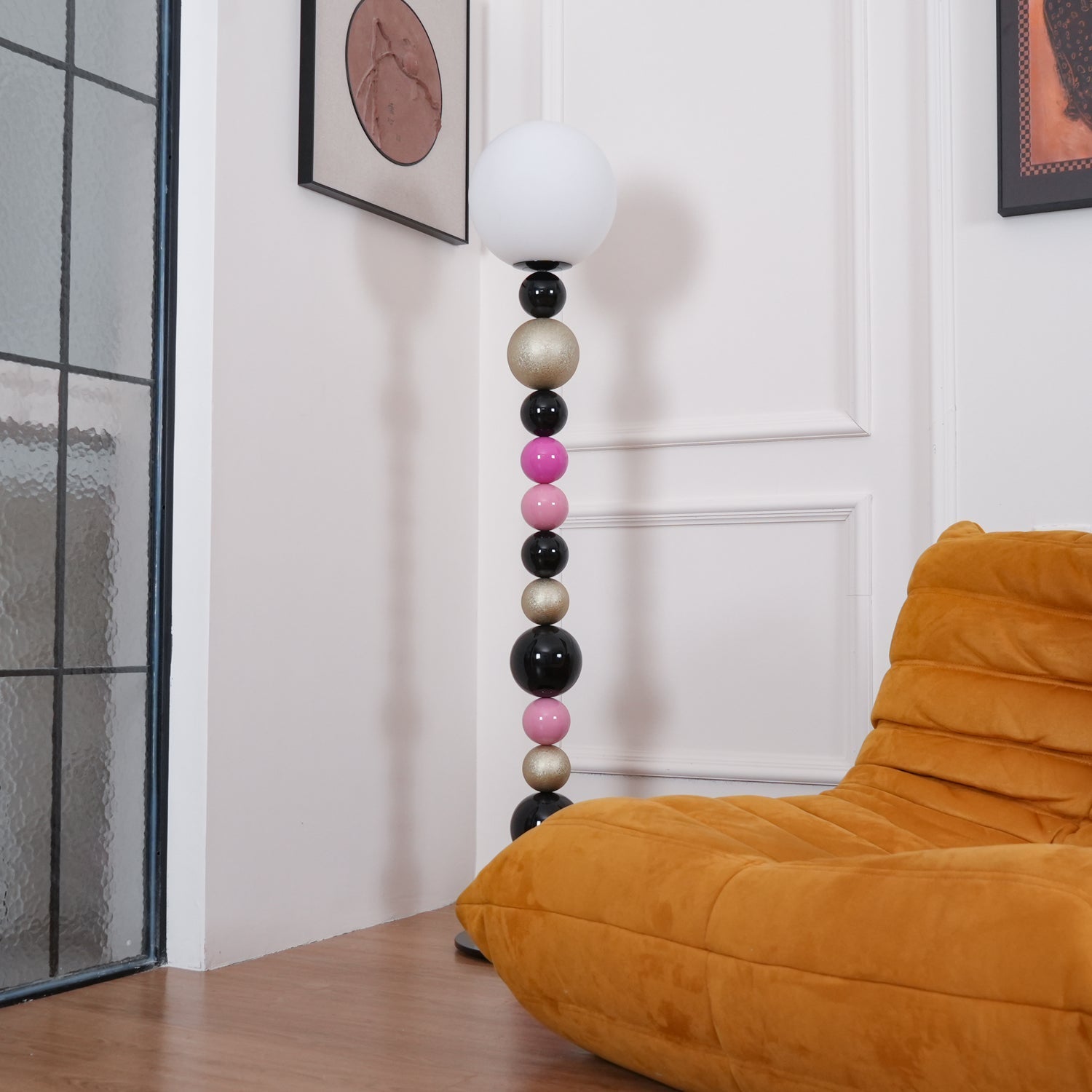 Round Balls Stacking Floor Lamp - Blowlighting
