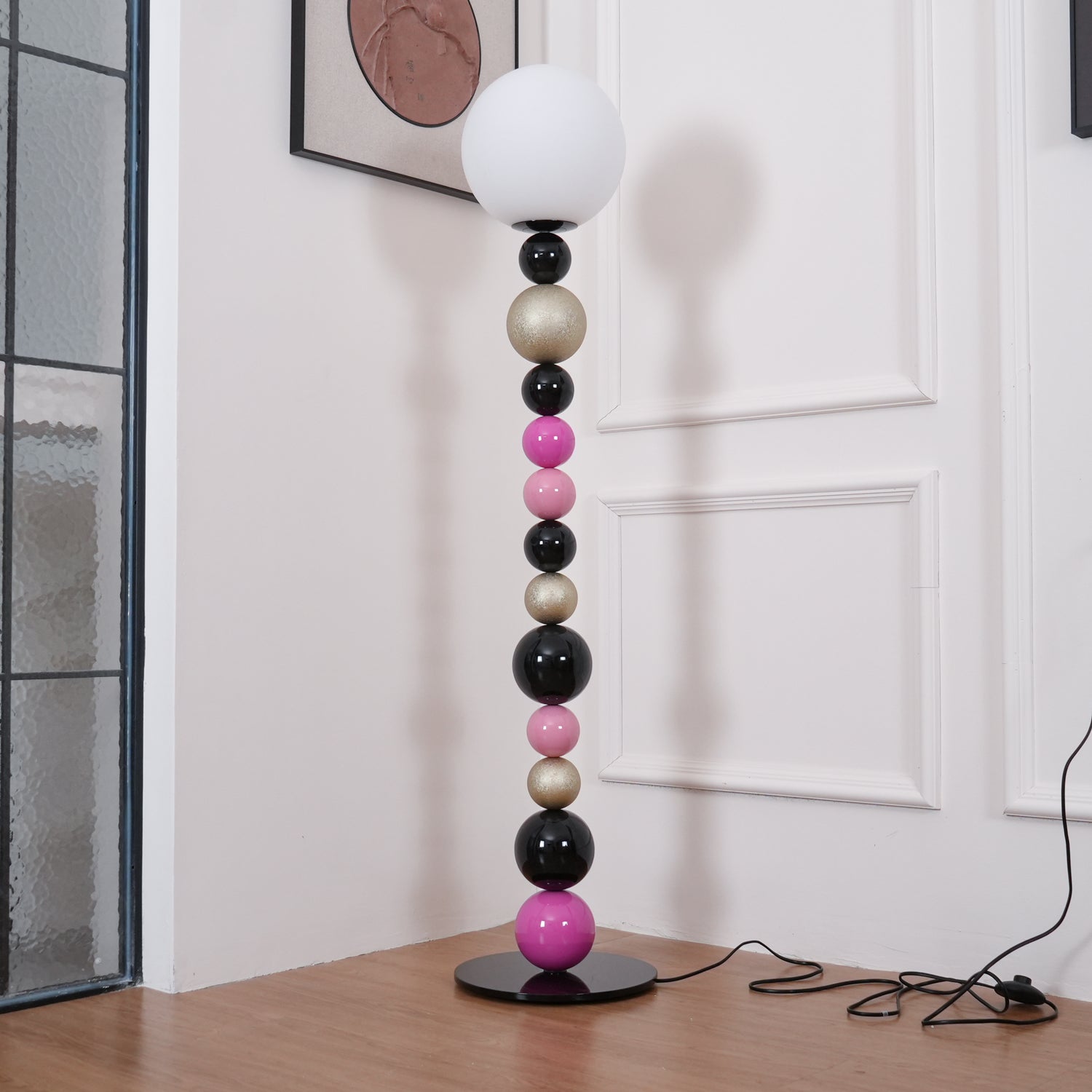 Round Balls Stacking Floor Lamp - Blowlighting