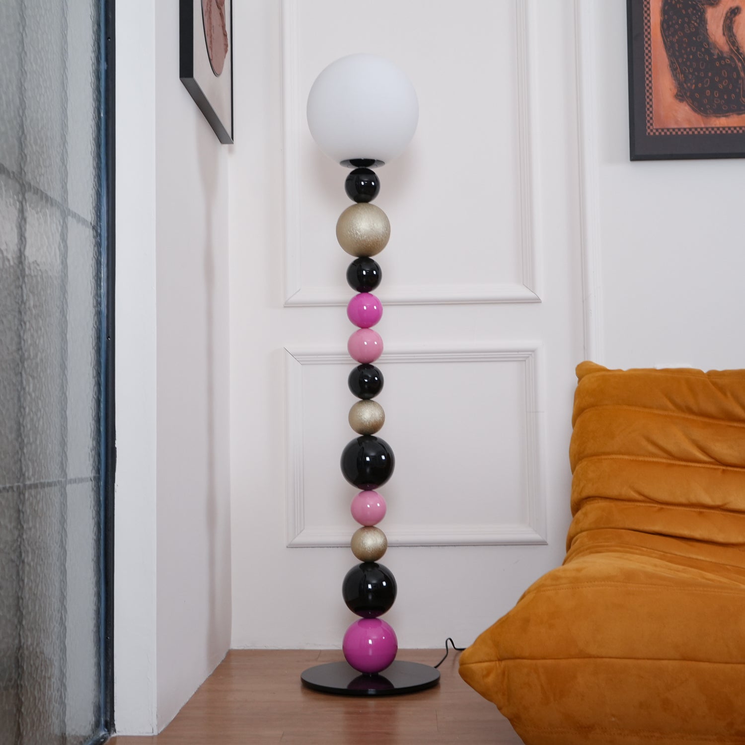 Round Balls Stacking Floor Lamp - Blowlighting