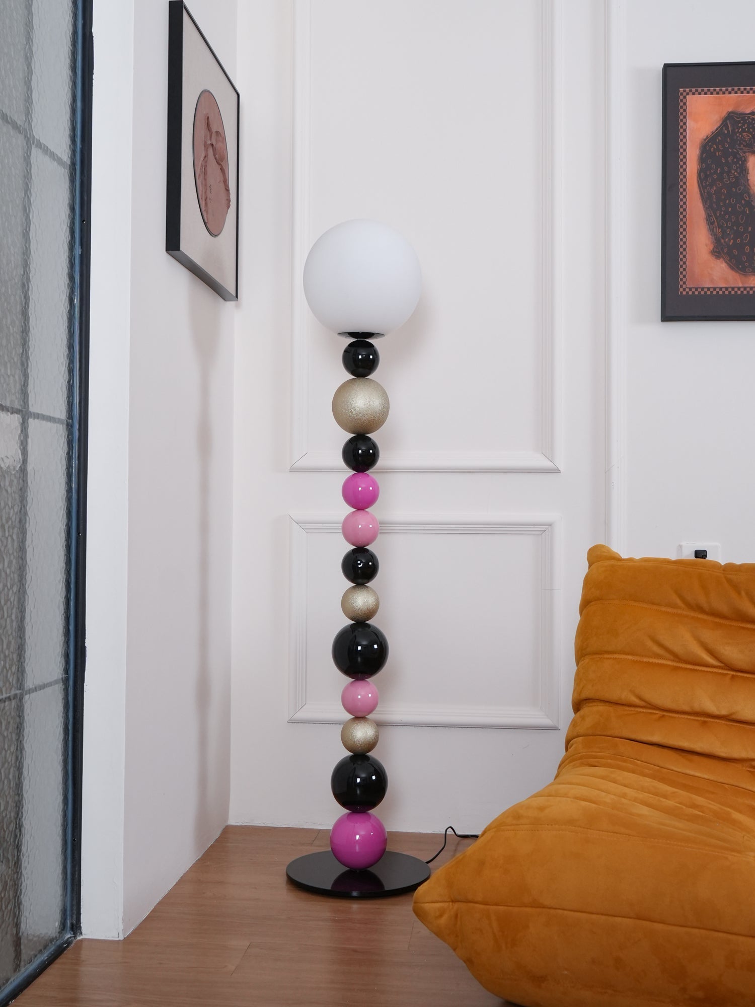 Round Balls Stacking Floor Lamp - Blowlighting