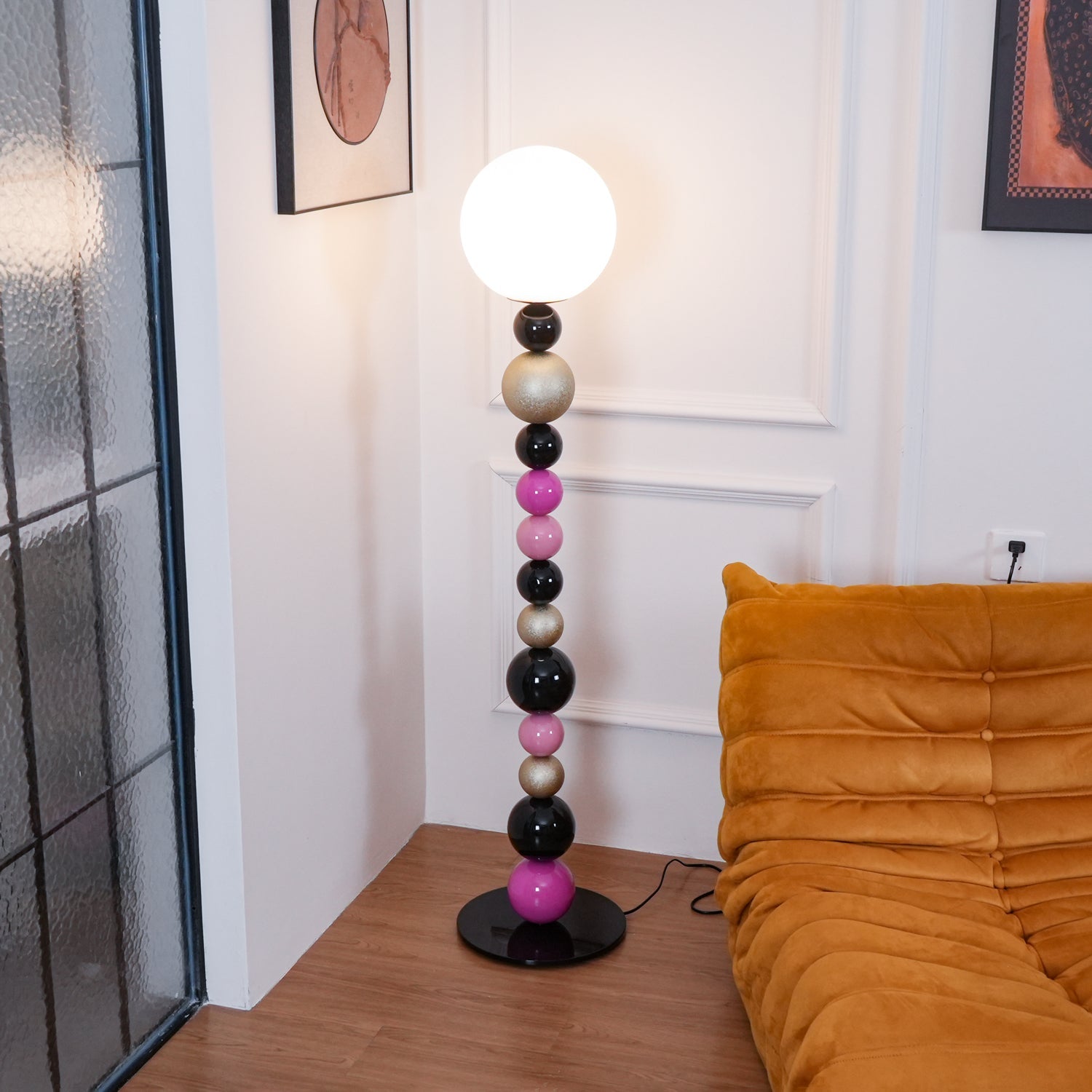 Round Balls Stacking Floor Lamp - Blowlighting