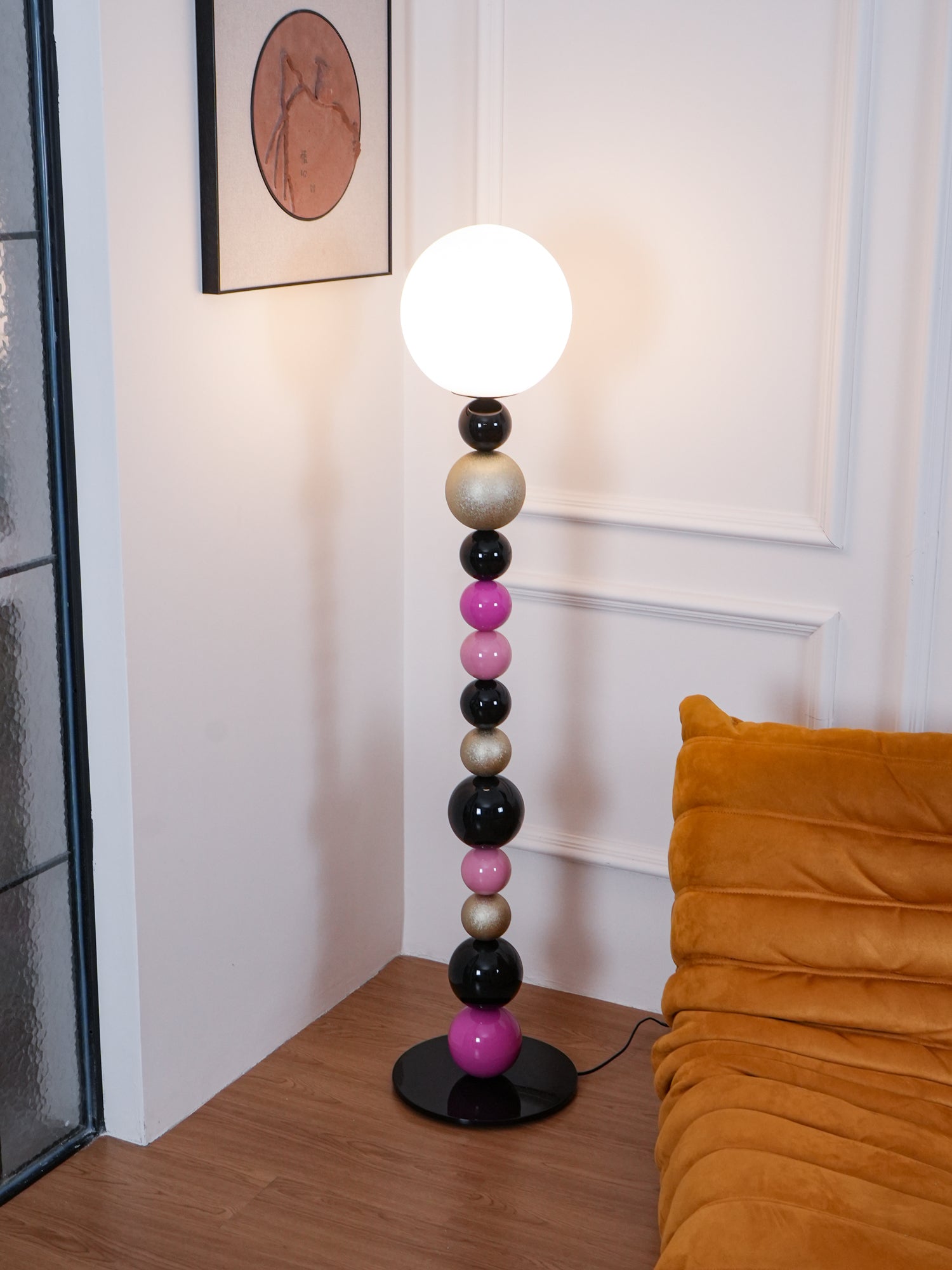 Round Balls Stacking Floor Lamp - Blowlighting