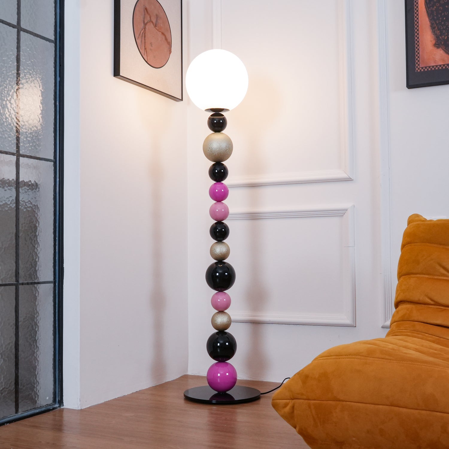 Round Balls Stacking Floor Lamp - Blowlighting