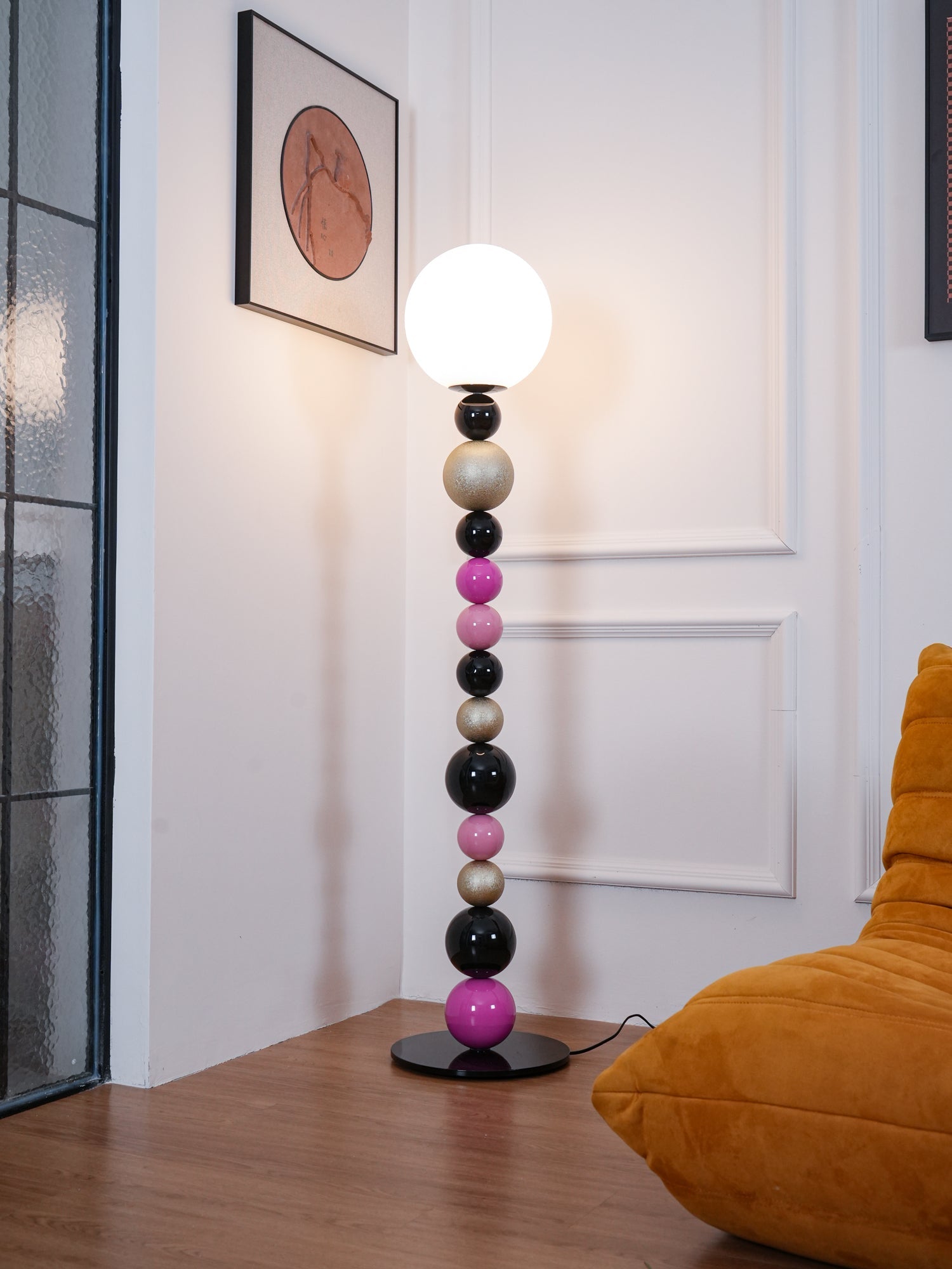 Round Balls Stacking Floor Lamp - Blowlighting