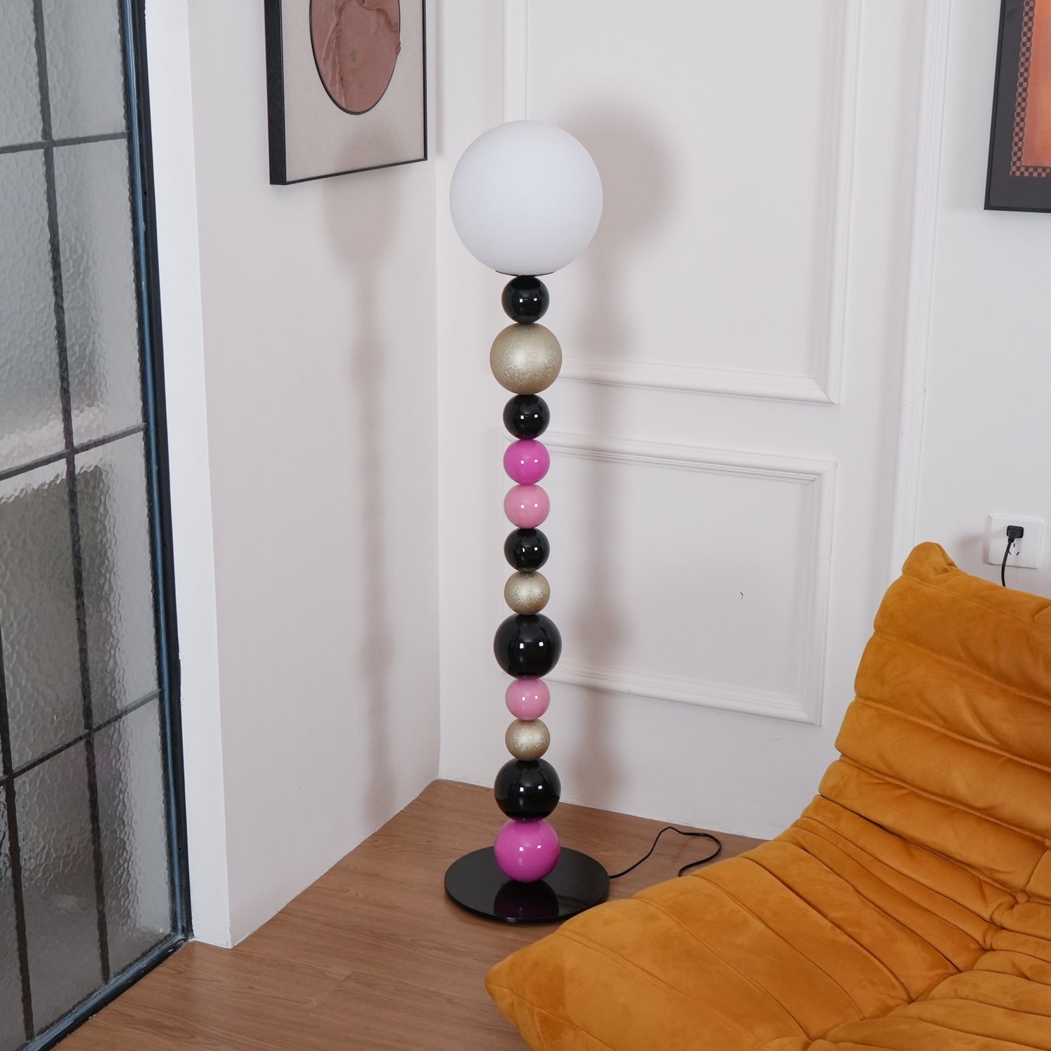 Round Balls Stacking Floor Lamp - Blowlighting