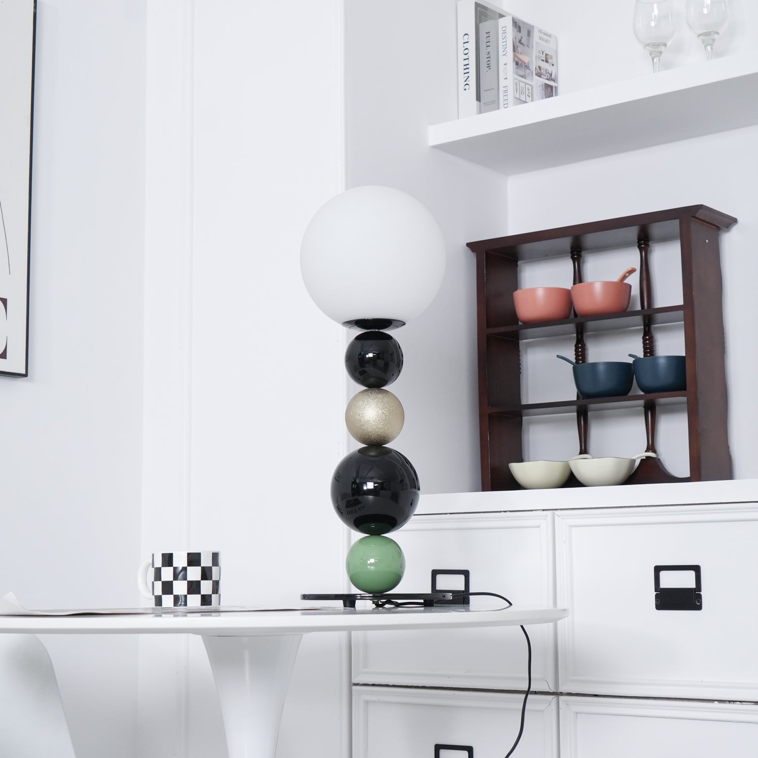 Round Balls Stacking Table Lamp - Blowlighting