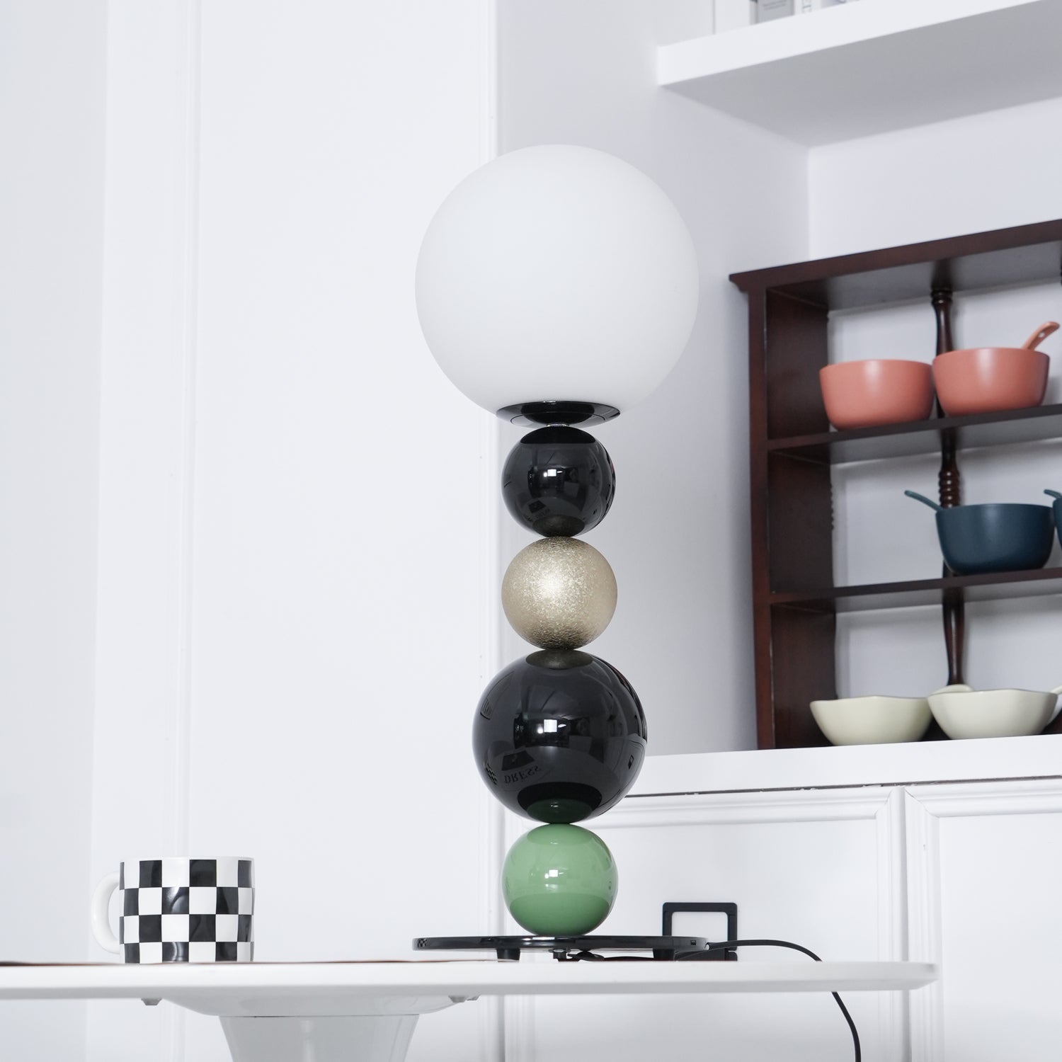 Round Balls Stacking Table Lamp - Blowlighting