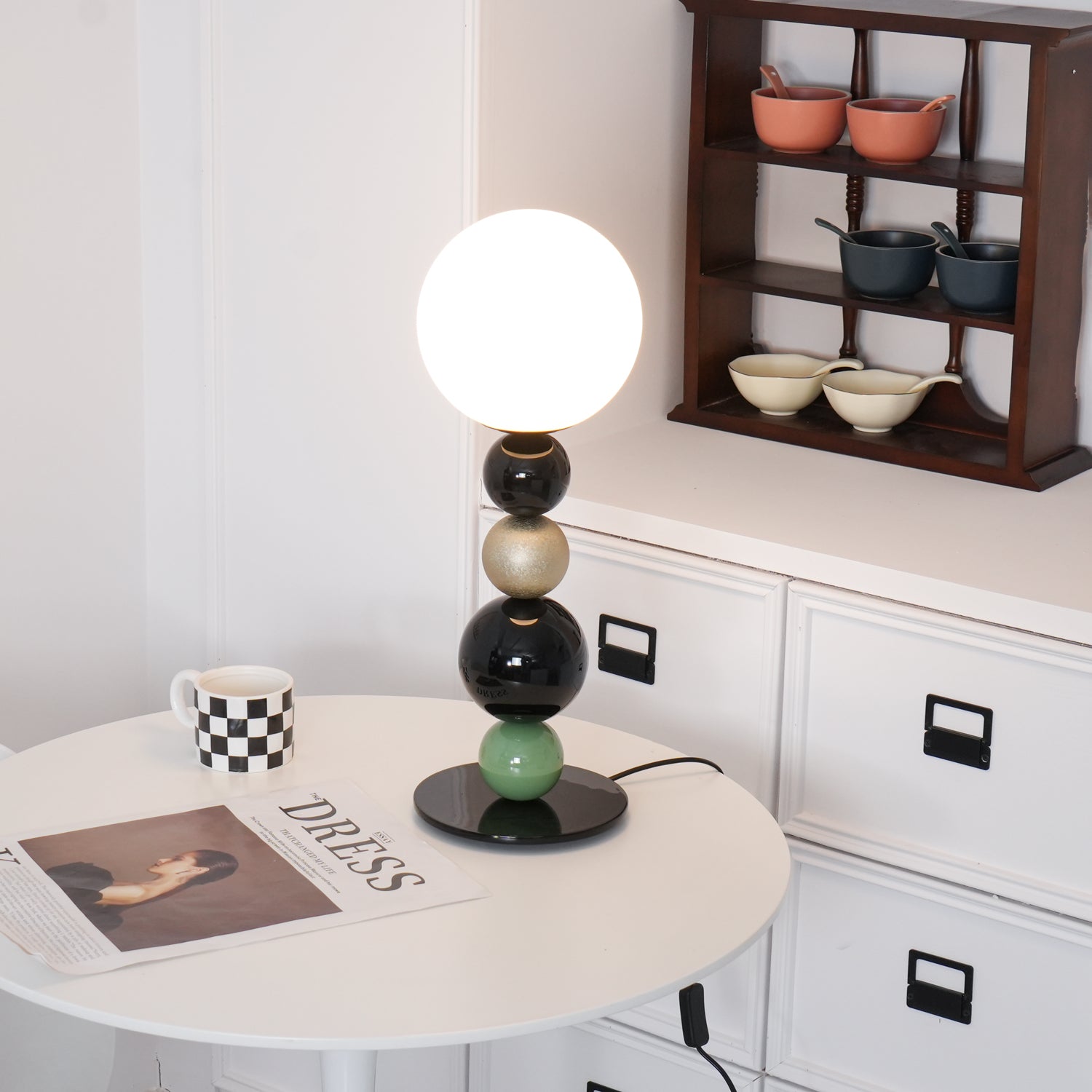 Round Balls Stacking Table Lamp - Blowlighting