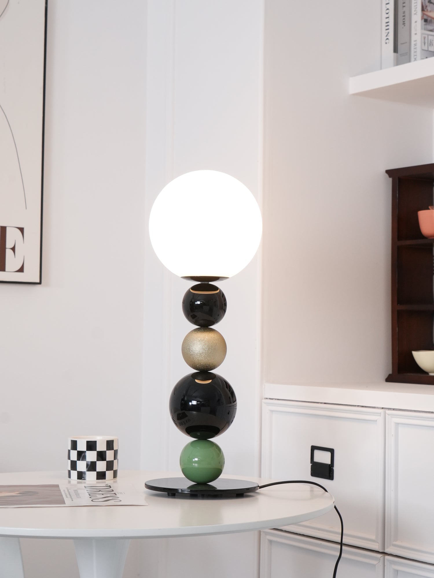 Round Balls Stacking Table Lamp - Blowlighting