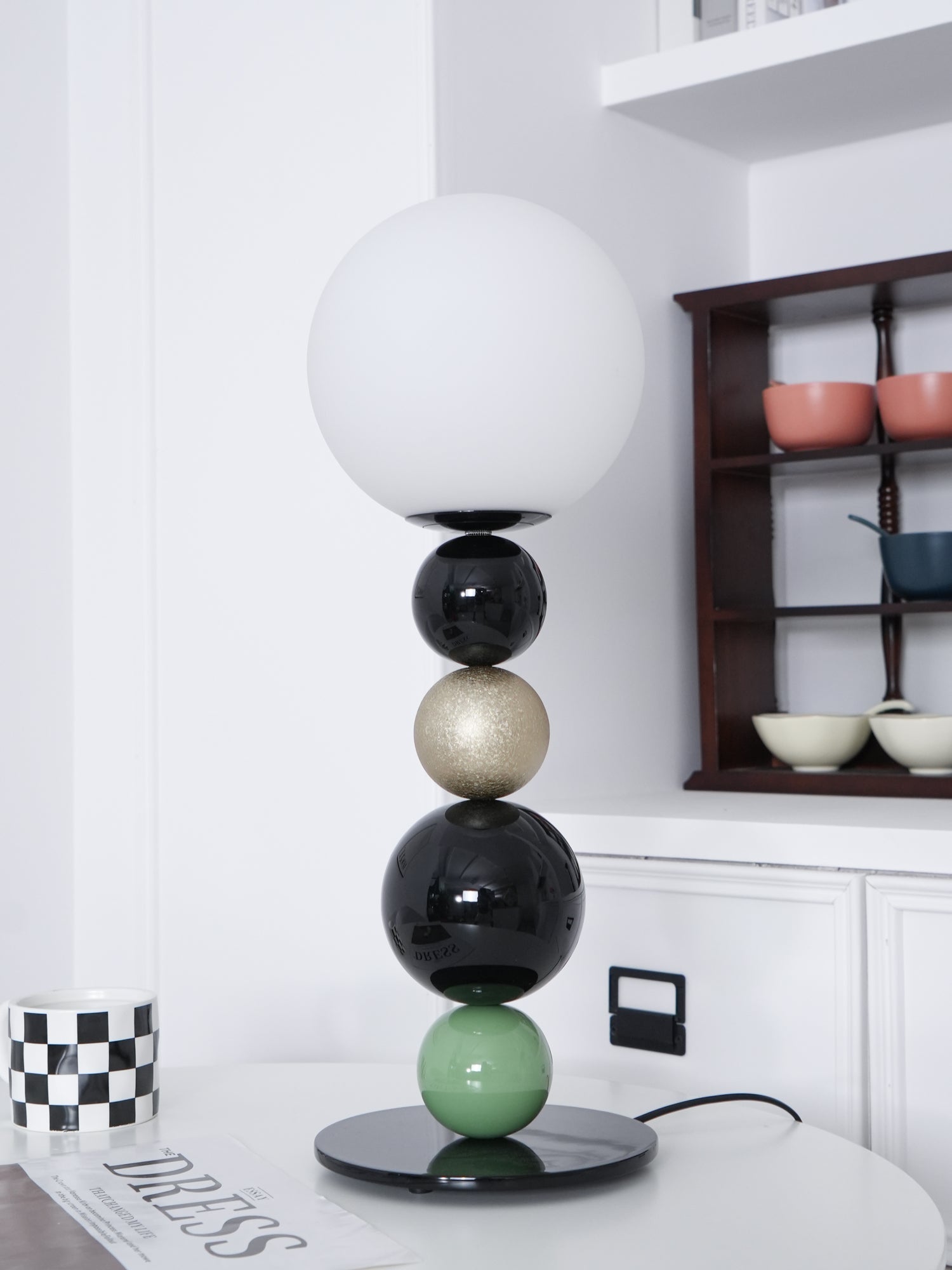 Round Balls Stacking Table Lamp - Blowlighting