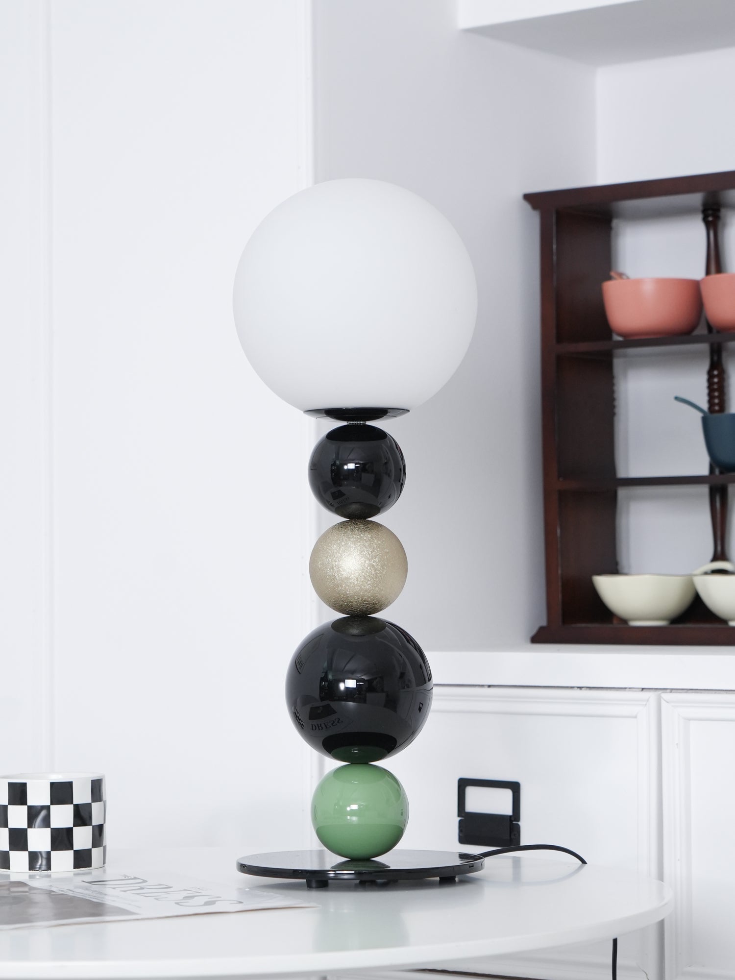 Round Balls Stacking Table Lamp - Blowlighting