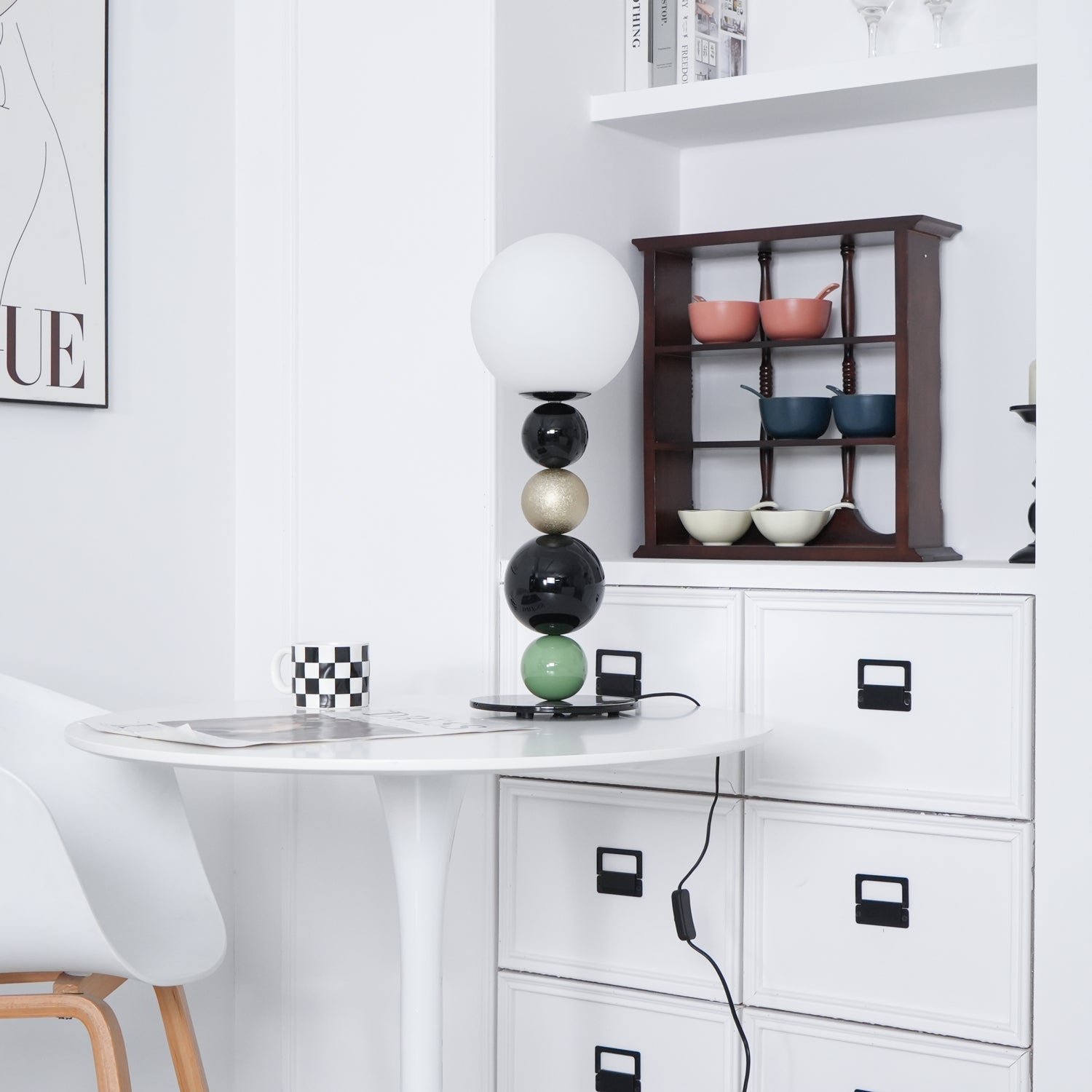 Round Balls Stacking Table Lamp - Blowlighting