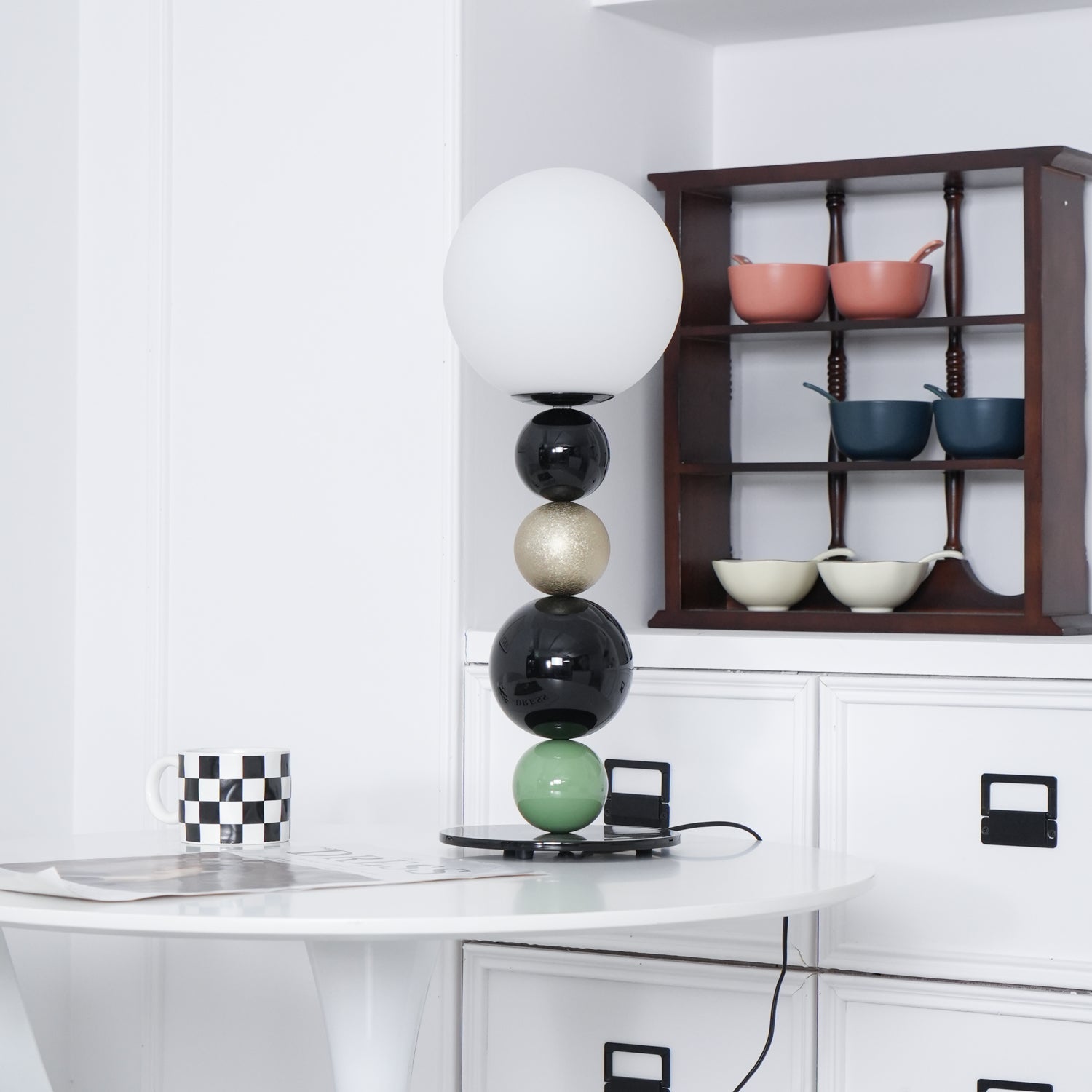 Round Balls Stacking Table Lamp - Blowlighting
