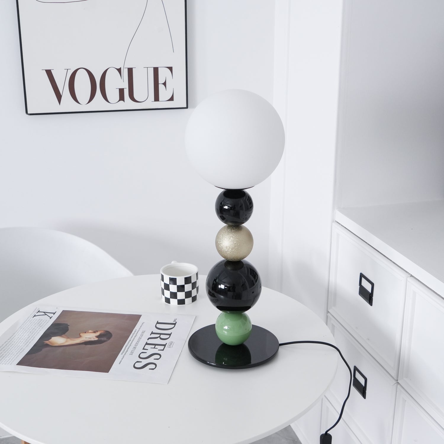 Round Balls Stacking Table Lamp - Blowlighting