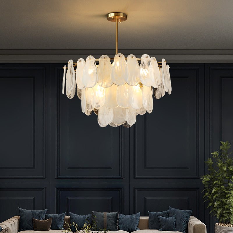 Zosolia Postmodern Luxury Round Cloud Glass Chandelier - Blowlighting